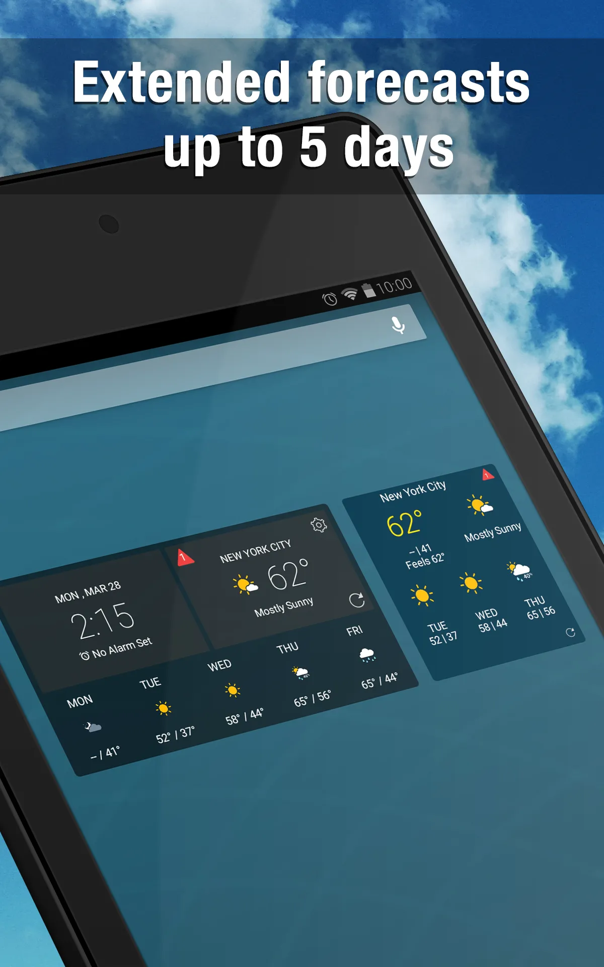 Weather Widget by WeatherBug | Indus Appstore | Screenshot