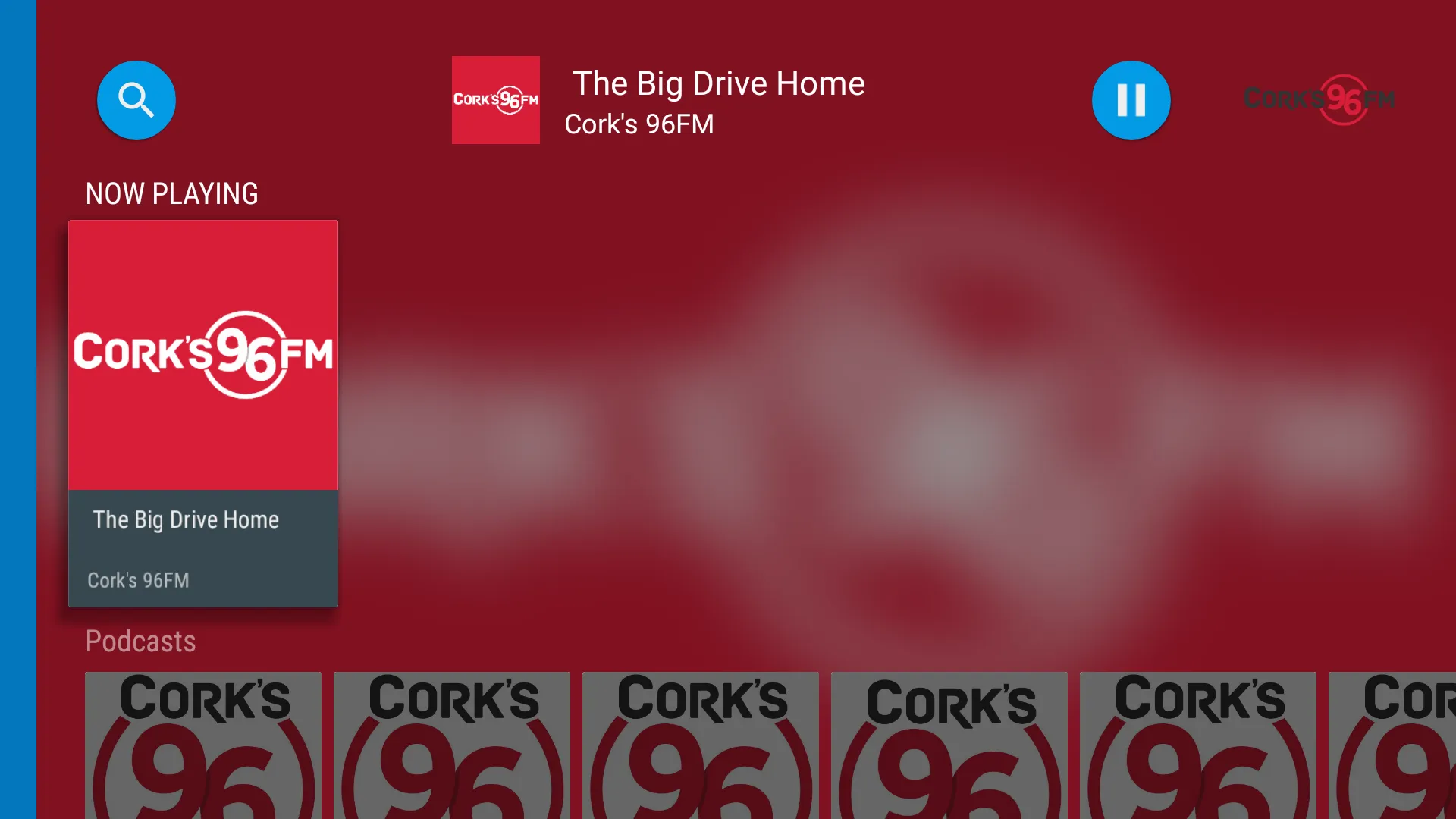 Cork's 96FM | Indus Appstore | Screenshot