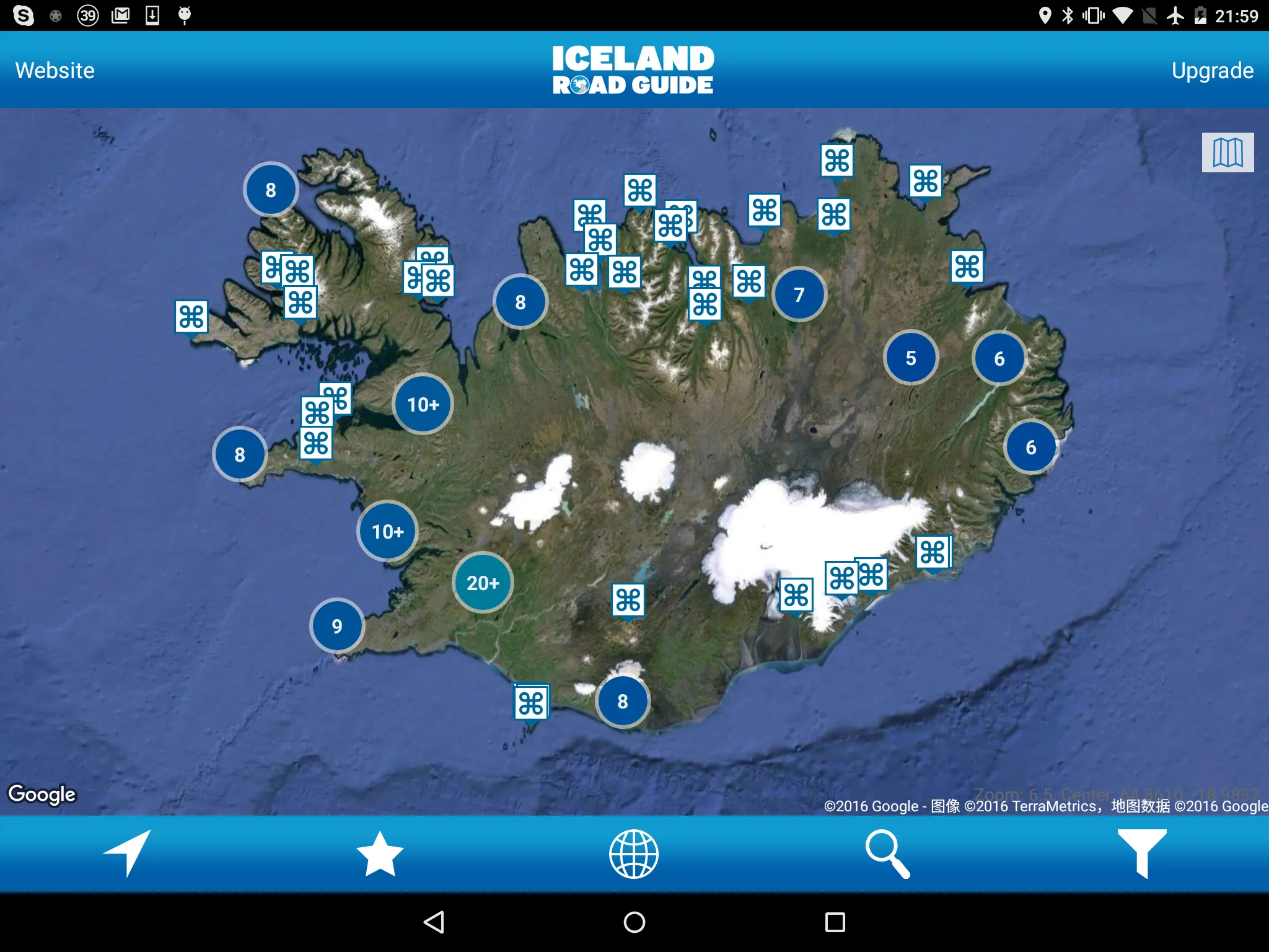 Iceland Road Guide | Indus Appstore | Screenshot