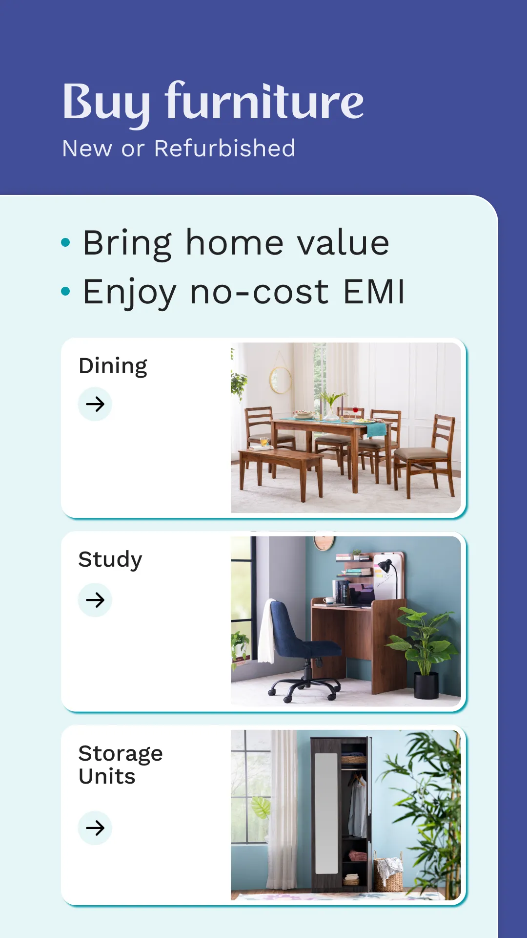 Furlenco: Rent & Buy Furniture | Indus Appstore | Screenshot