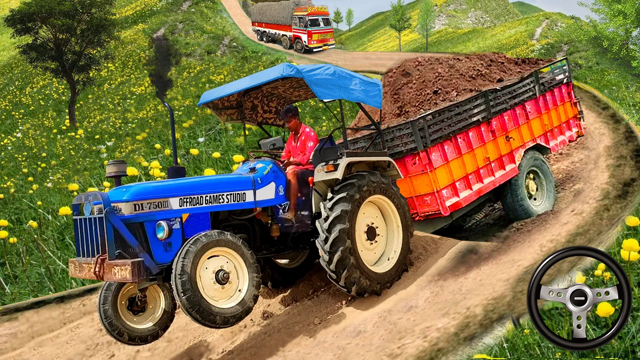 Cargo Tractor Trolley Game 25 | Indus Appstore | Screenshot
