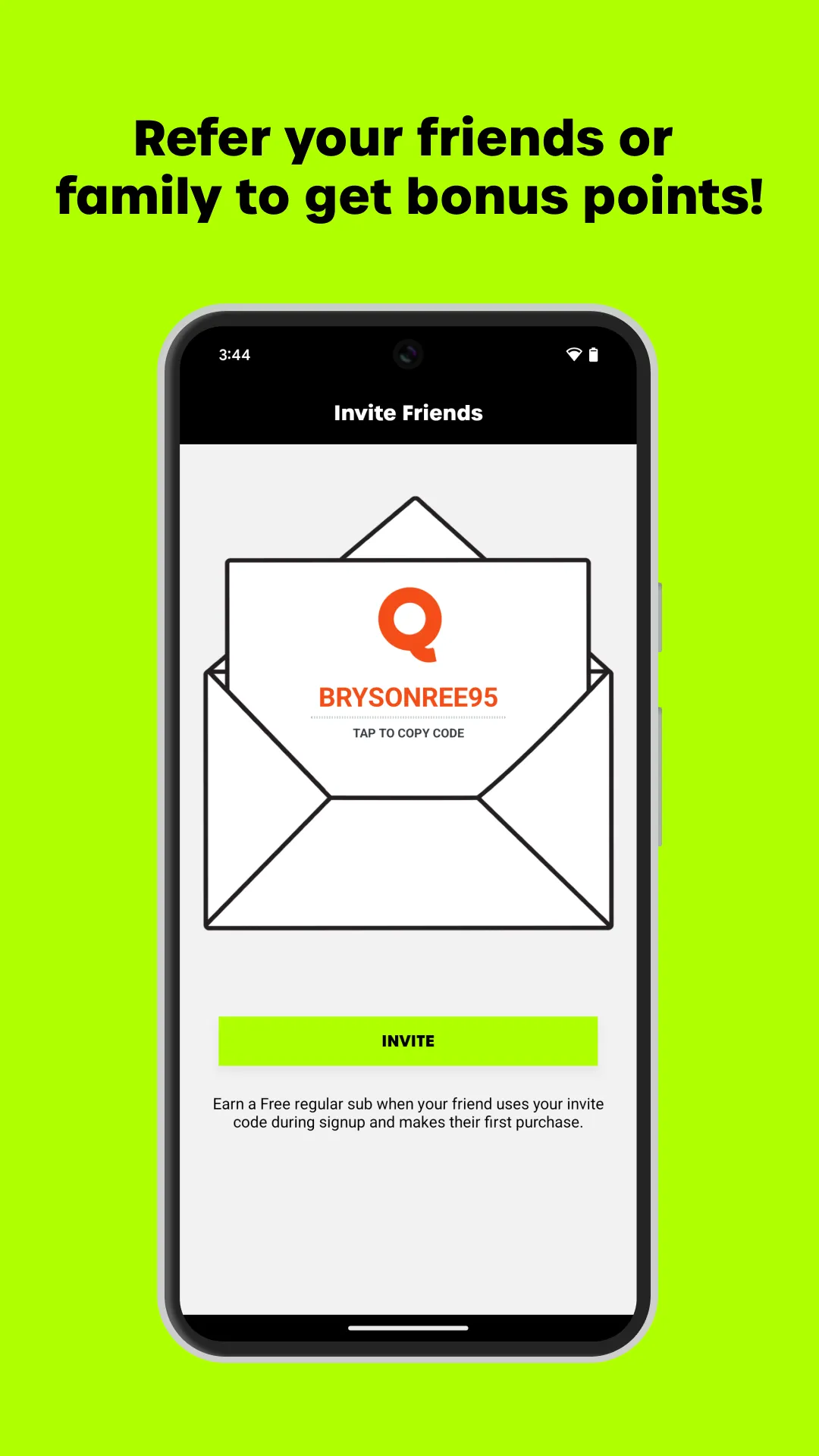 Quiznos Toasty Points | Indus Appstore | Screenshot