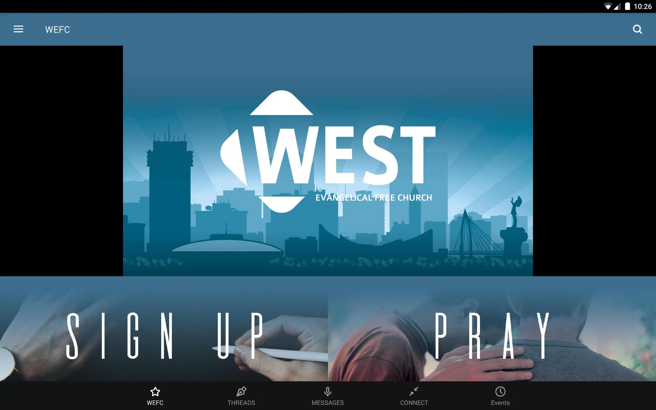 West Evangelical Free Church | Indus Appstore | Screenshot