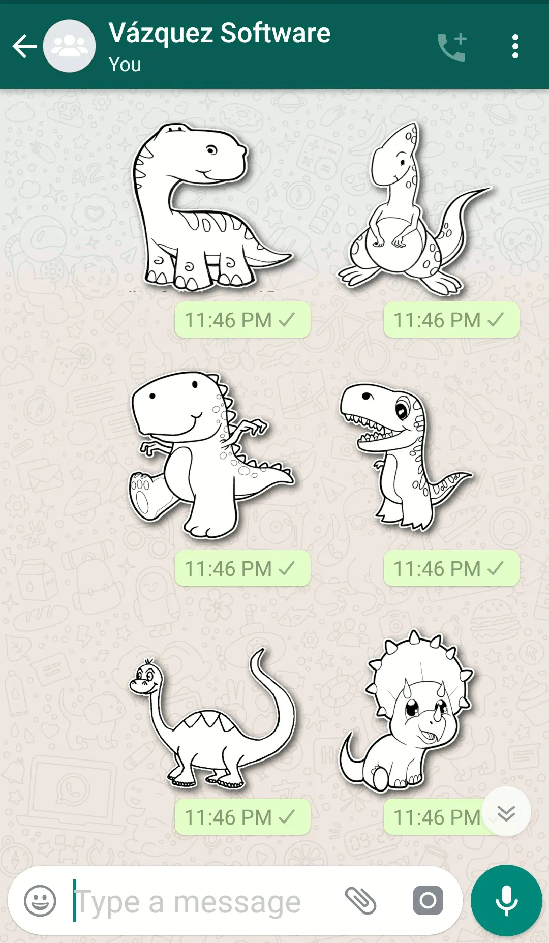 WASticker Dinosaurs | Indus Appstore | Screenshot