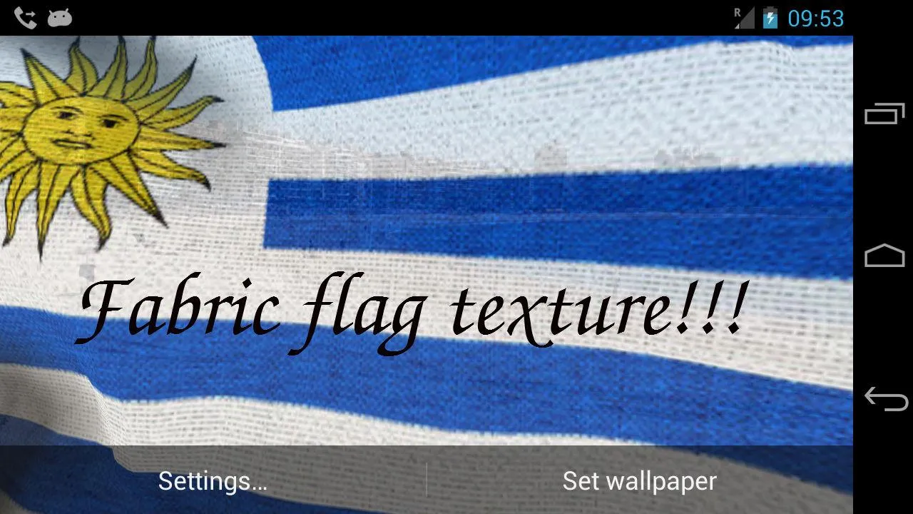 Uruguay Flag Live Wallpaper | Indus Appstore | Screenshot