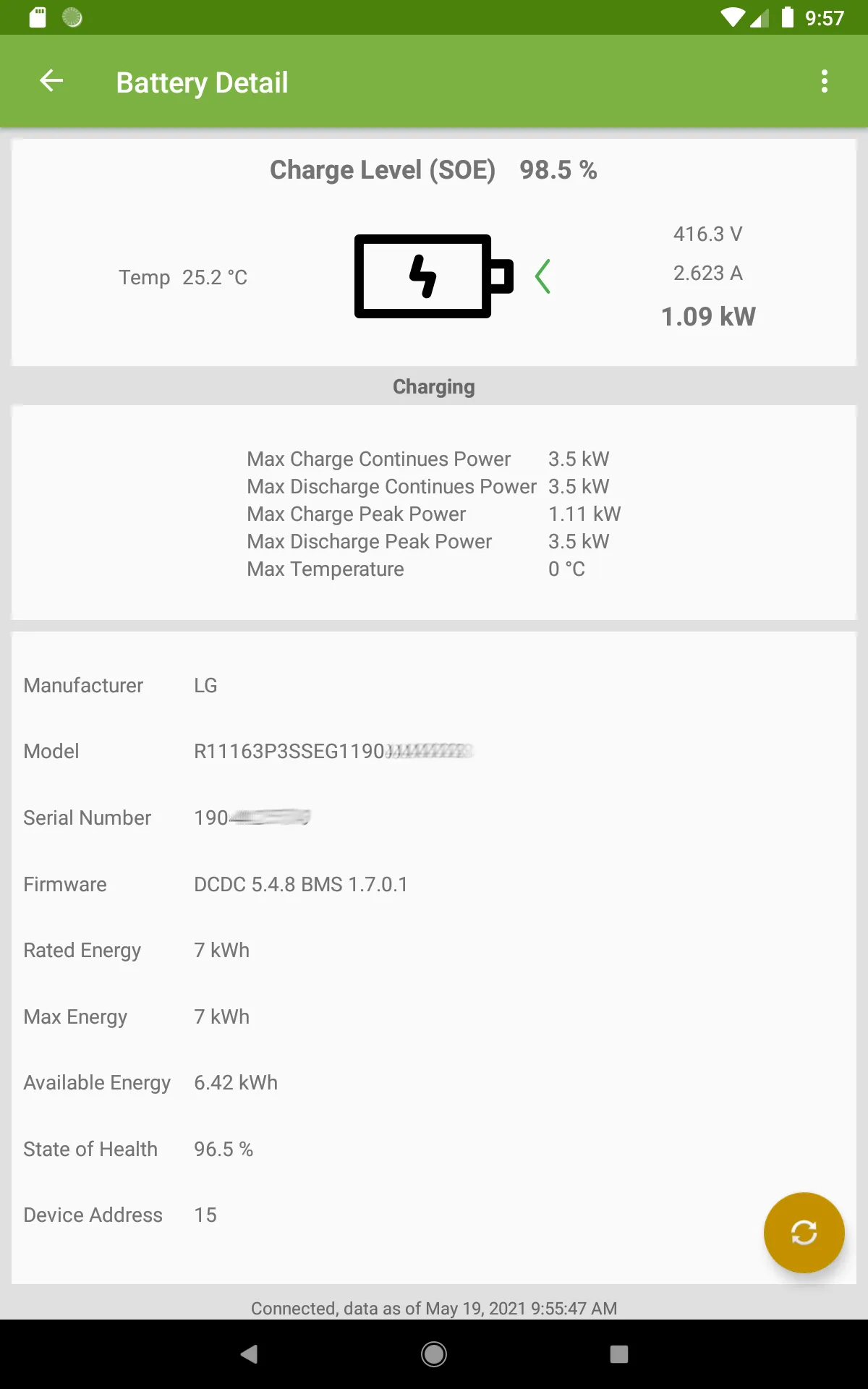 SolarMON: SolarEdge Live Data | Indus Appstore | Screenshot