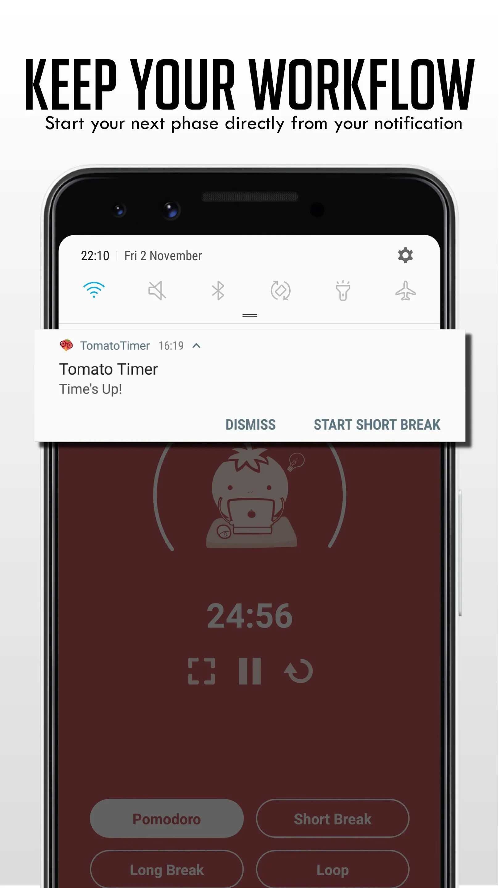 Tomato Timer: Pomodoro Timer & | Indus Appstore | Screenshot