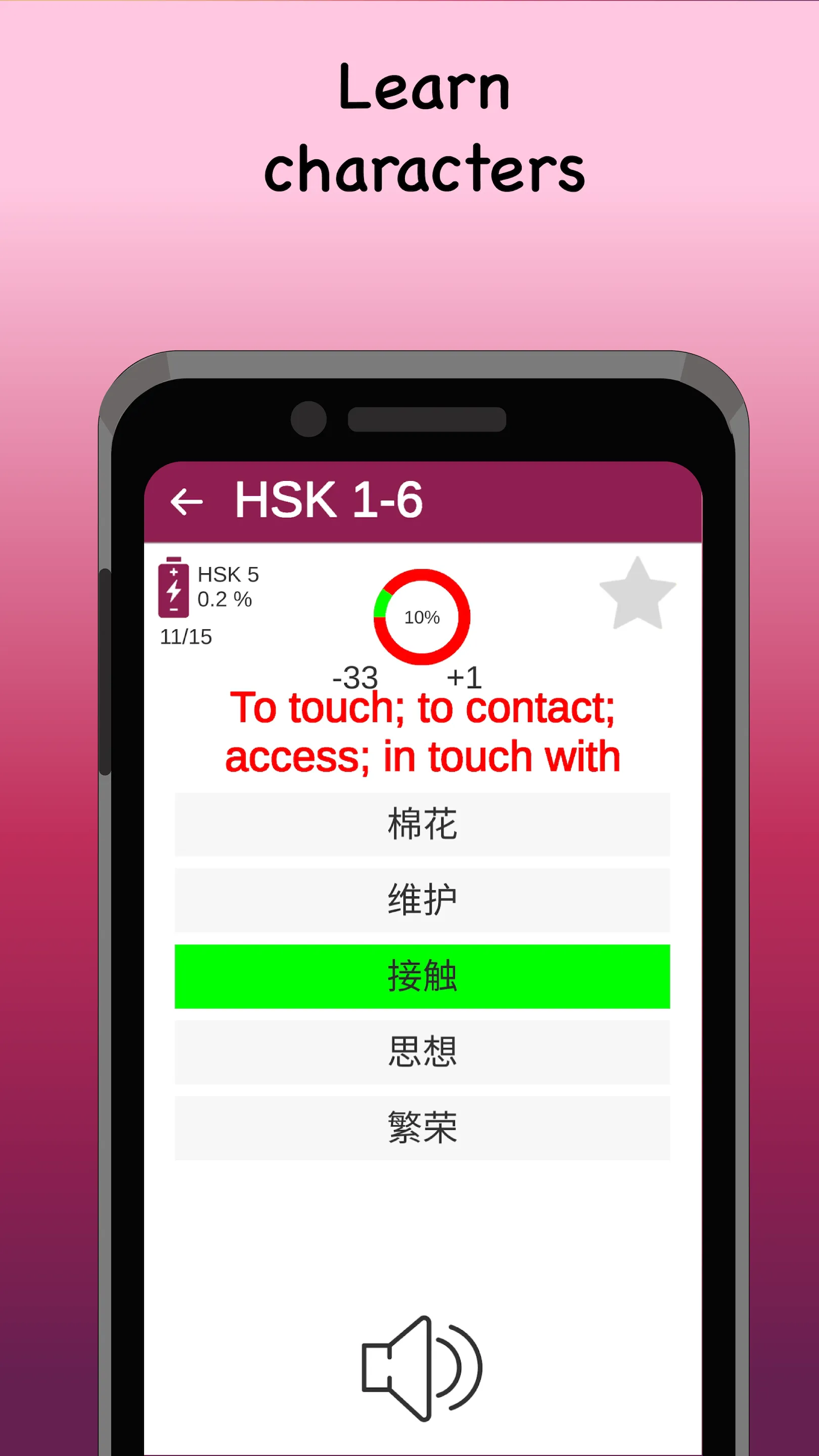 Chines Vocabulary HSK 1-6 | Indus Appstore | Screenshot