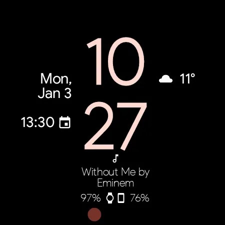 Monet Watch Face | Indus Appstore | Screenshot