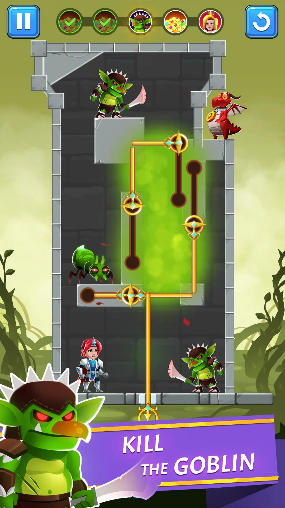 Hero Rescue - Pin Puzzle - Pul | Indus Appstore | Screenshot