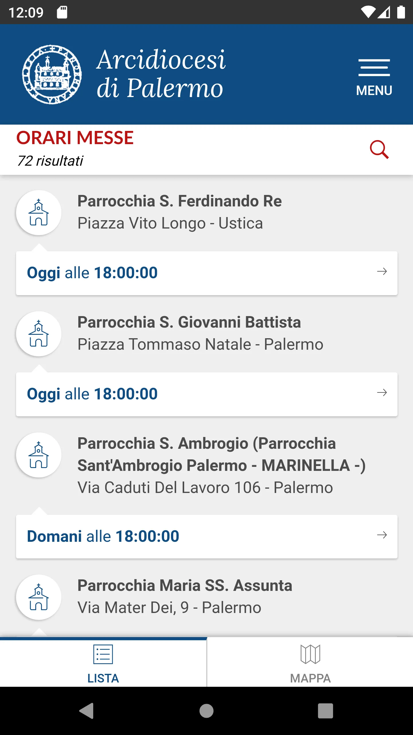 Arcidiocesi di Palermo | Indus Appstore | Screenshot