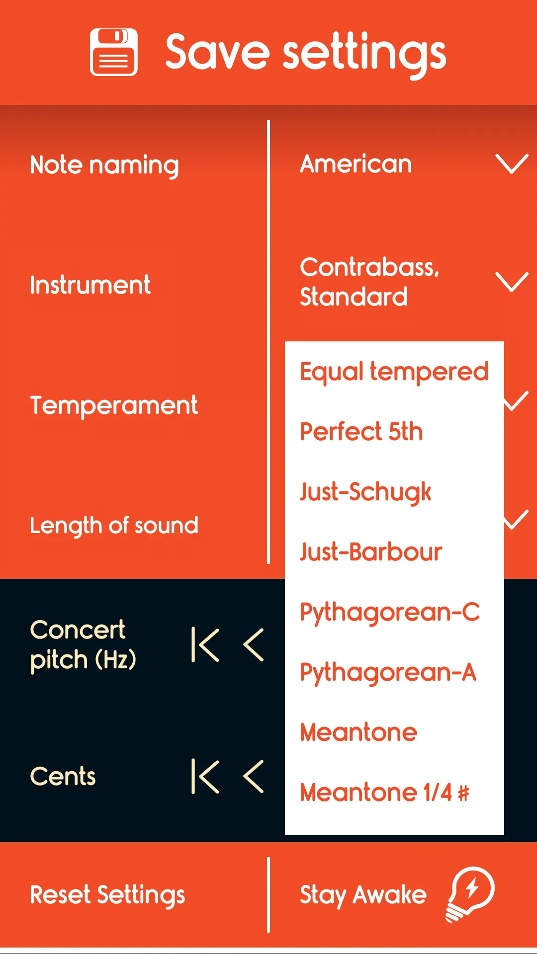 Master Double Bass Tuner | Indus Appstore | Screenshot