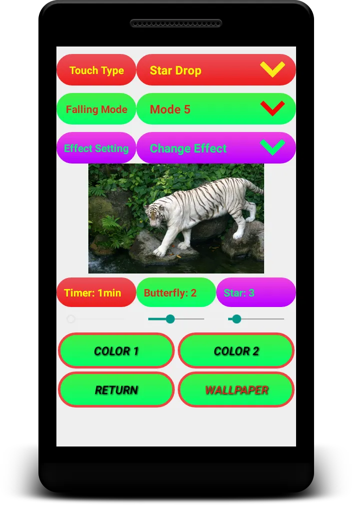 Bengal Tiger Live Wallpaper | Indus Appstore | Screenshot
