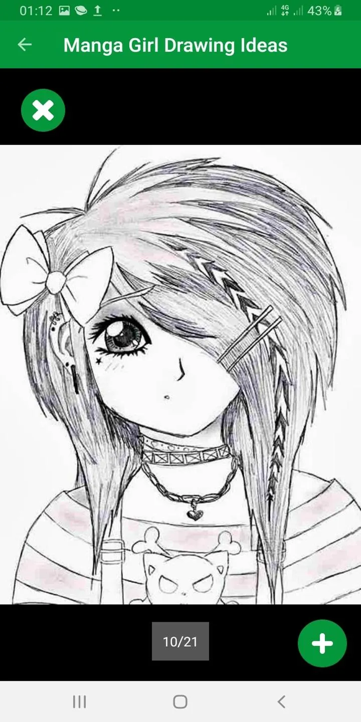 Drawing Manga Girl Ideas | Indus Appstore | Screenshot