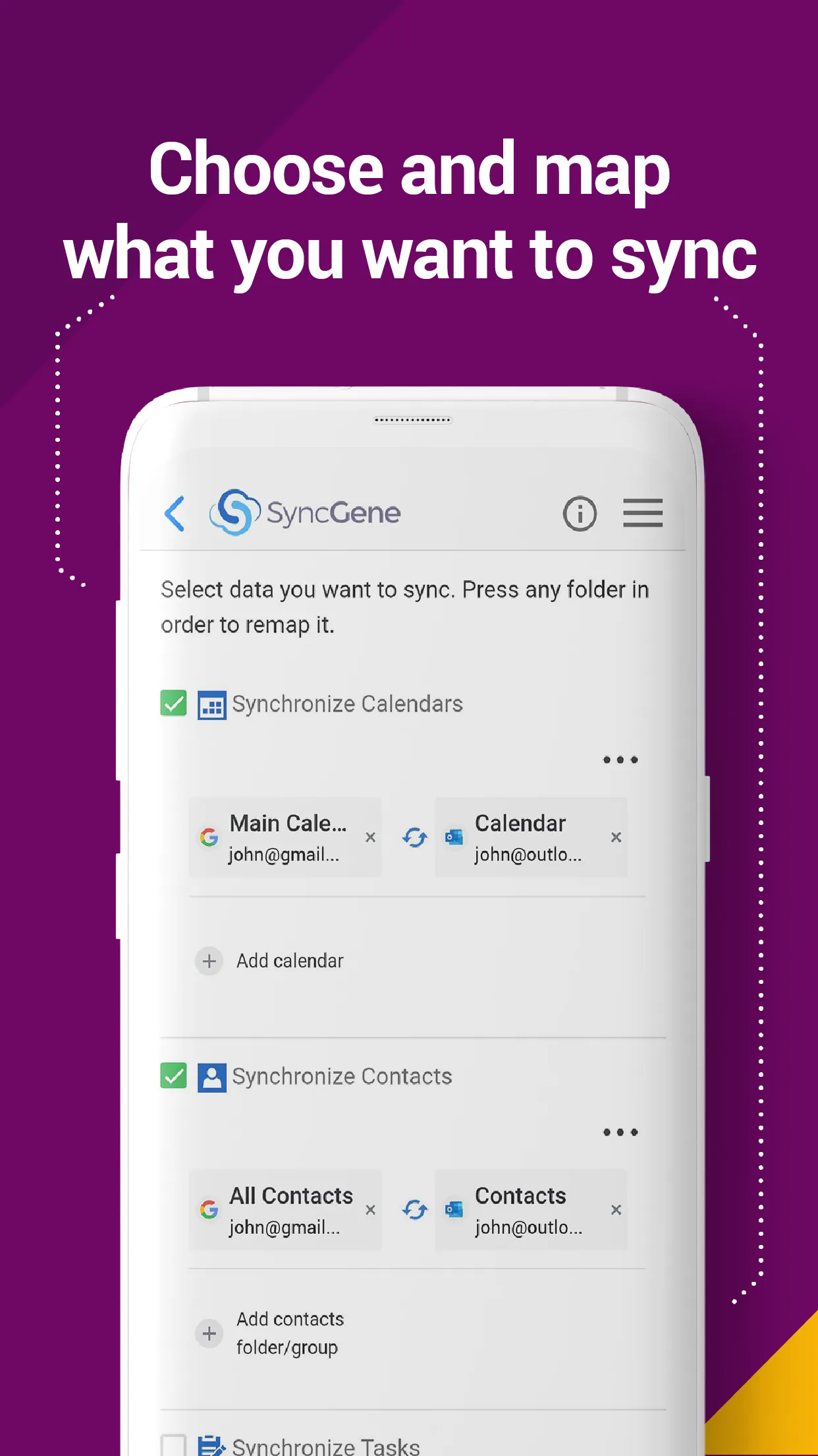 SyncGene Contact Calendar Sync | Indus Appstore | Screenshot