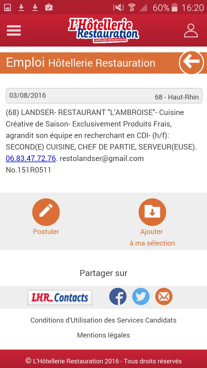 LHR Emploi | Indus Appstore | Screenshot