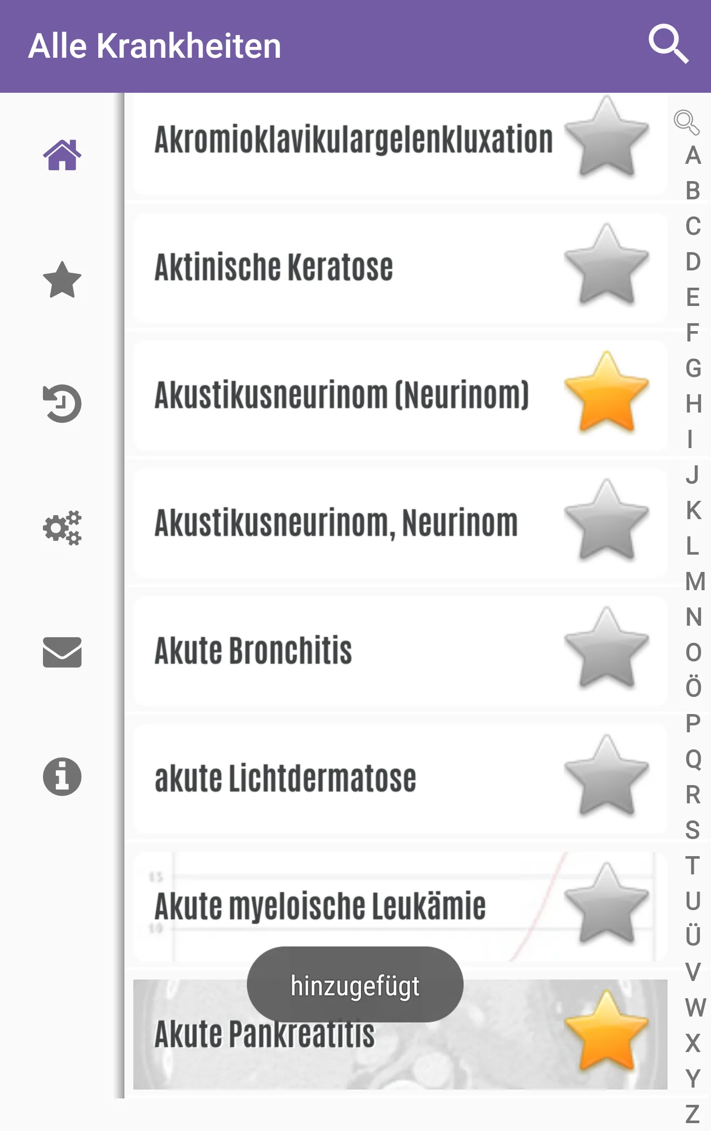 Alle krankheiten | Indus Appstore | Screenshot