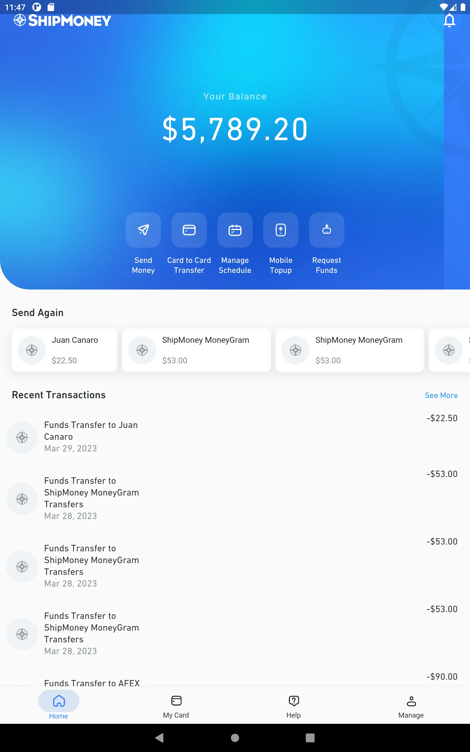 ShipMoney | Indus Appstore | Screenshot