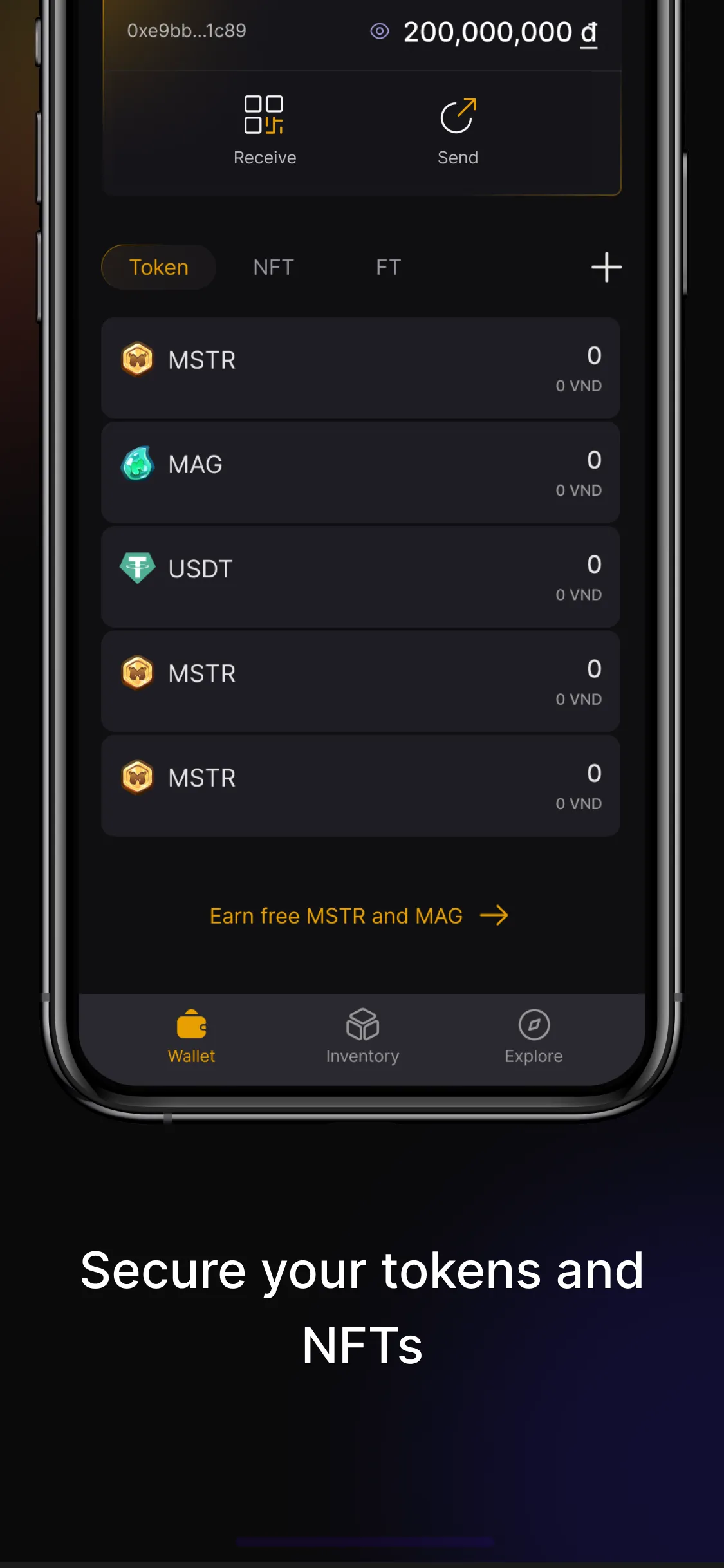 Monswallet: Crypto Game Wallet | Indus Appstore | Screenshot