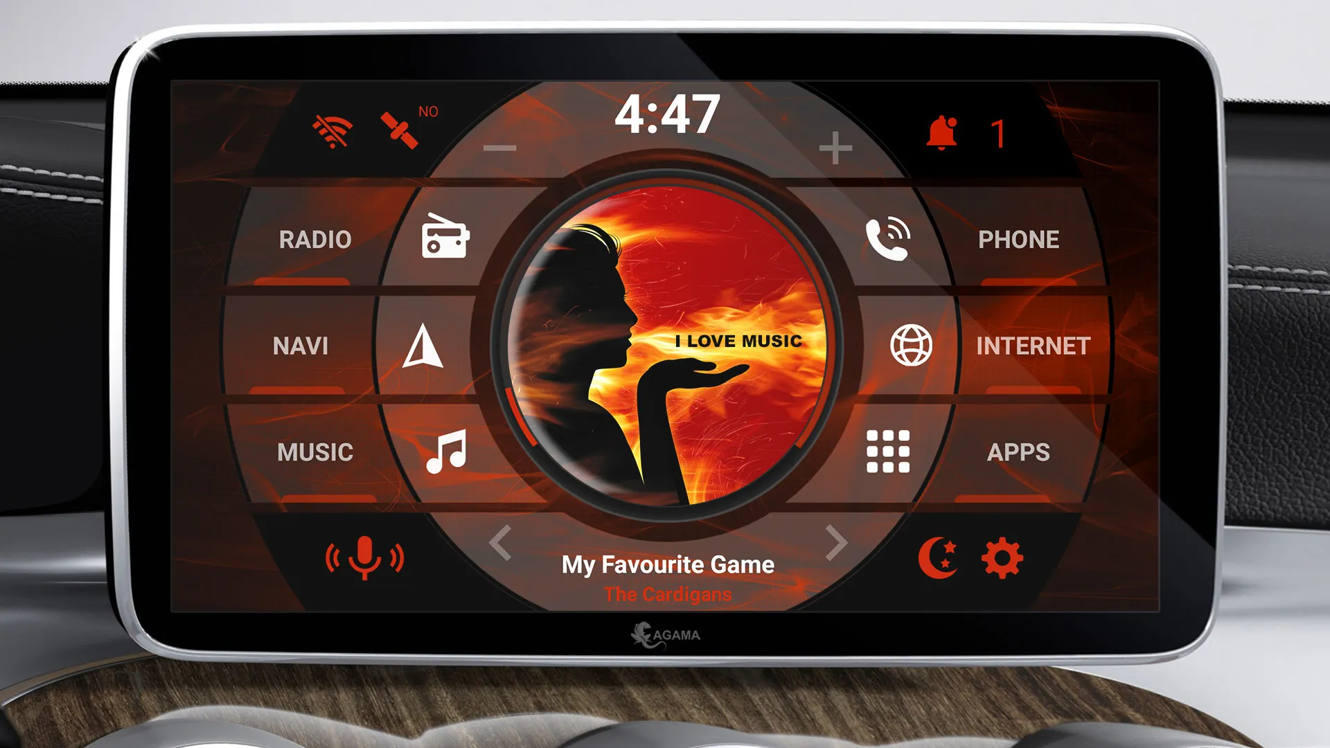 AGAMA Car Launcher | Indus Appstore | Screenshot