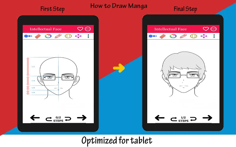 How to Draw Anime Man's Face | Indus Appstore | Screenshot