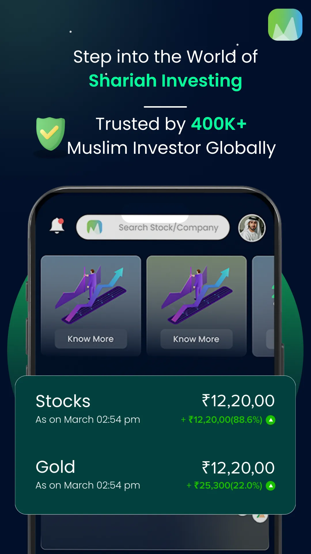 Islamicly: Halal Stocks & Gold | Indus Appstore | Screenshot