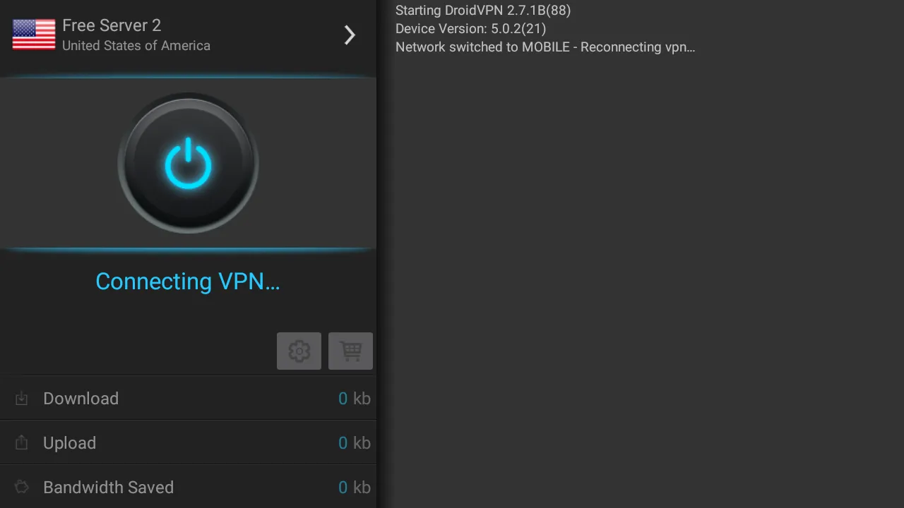 DroidVPN - Easy Android VPN | Indus Appstore | Screenshot