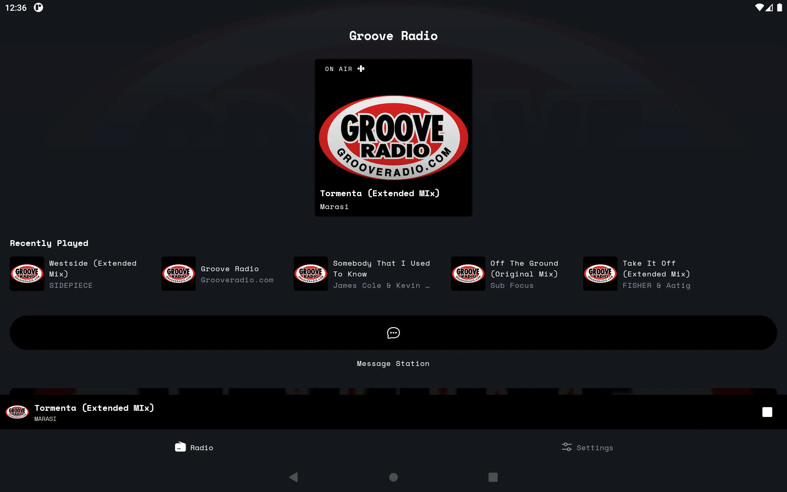 Groove Radio | Indus Appstore | Screenshot