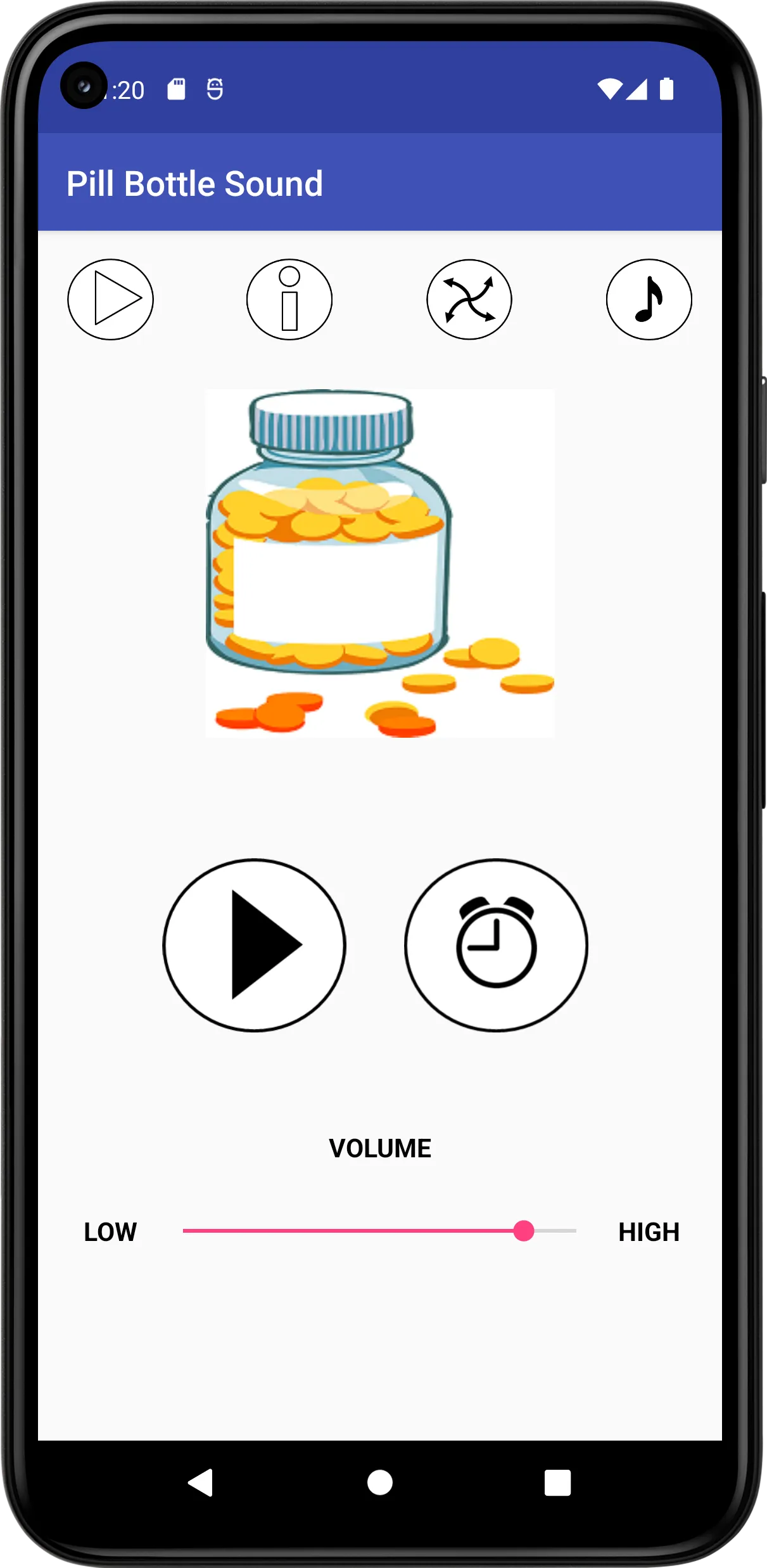 Pill Bottle Sound | Indus Appstore | Screenshot