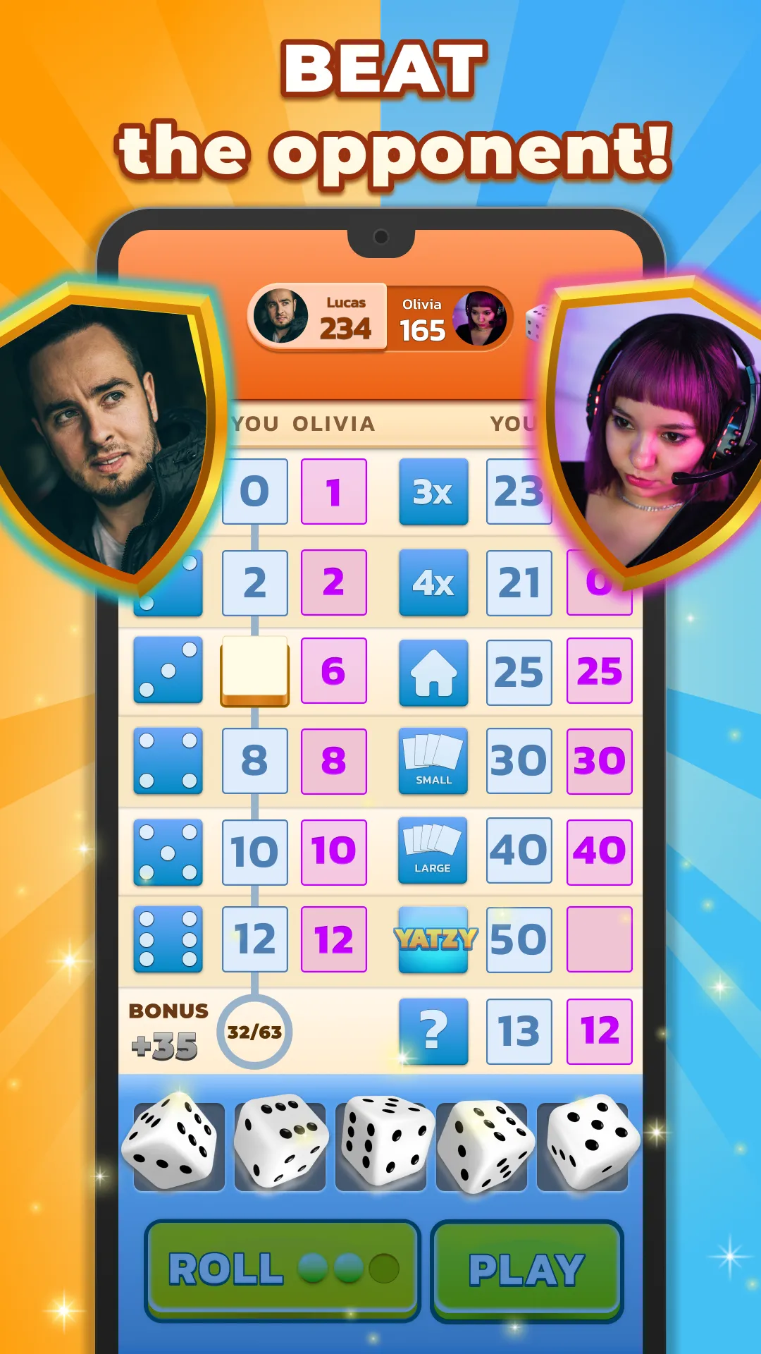 Yatzy - Fun Classic Dice Game | Indus Appstore | Screenshot