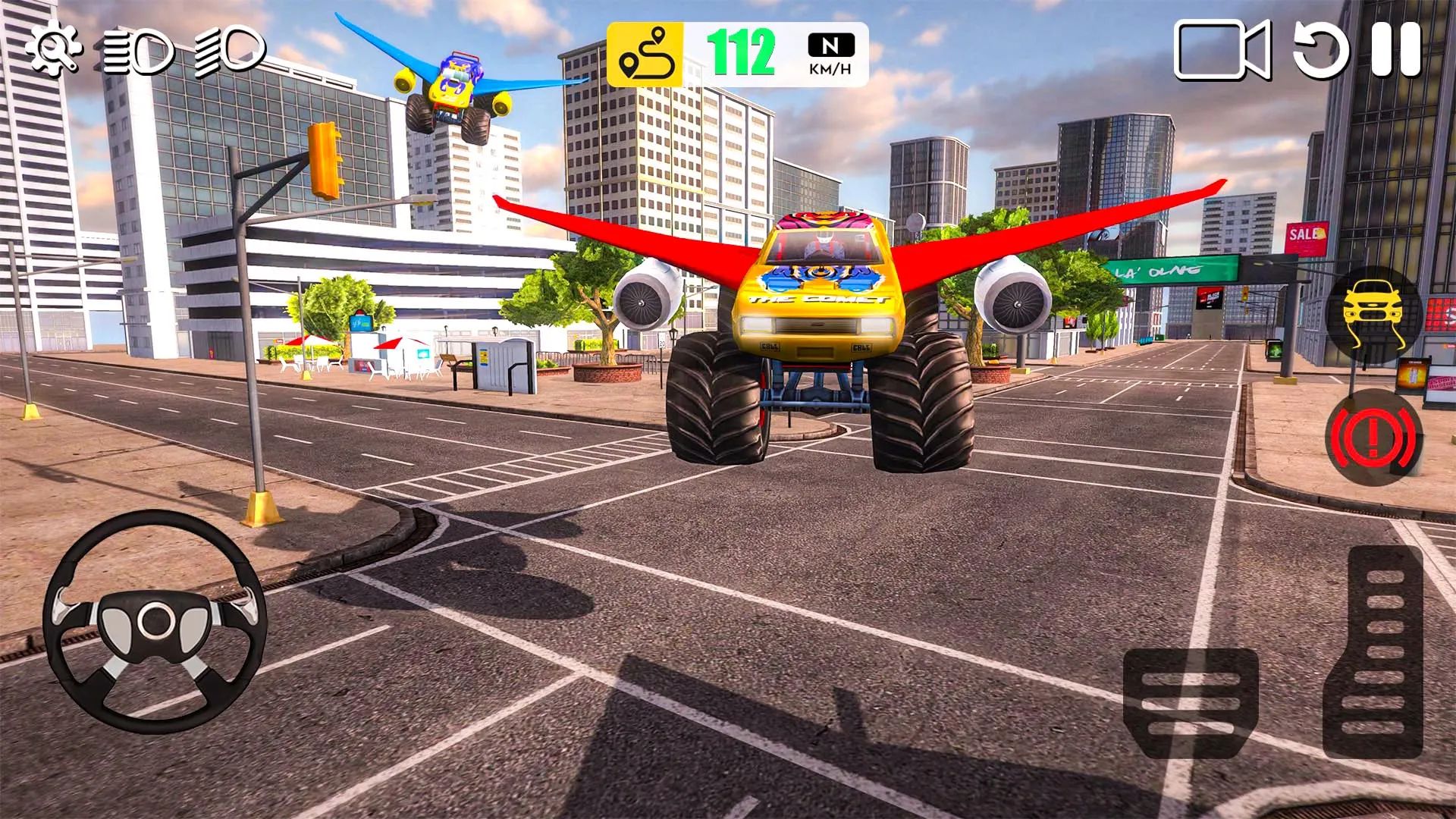 Flying Car Games 3D Simulator | Indus Appstore | Screenshot