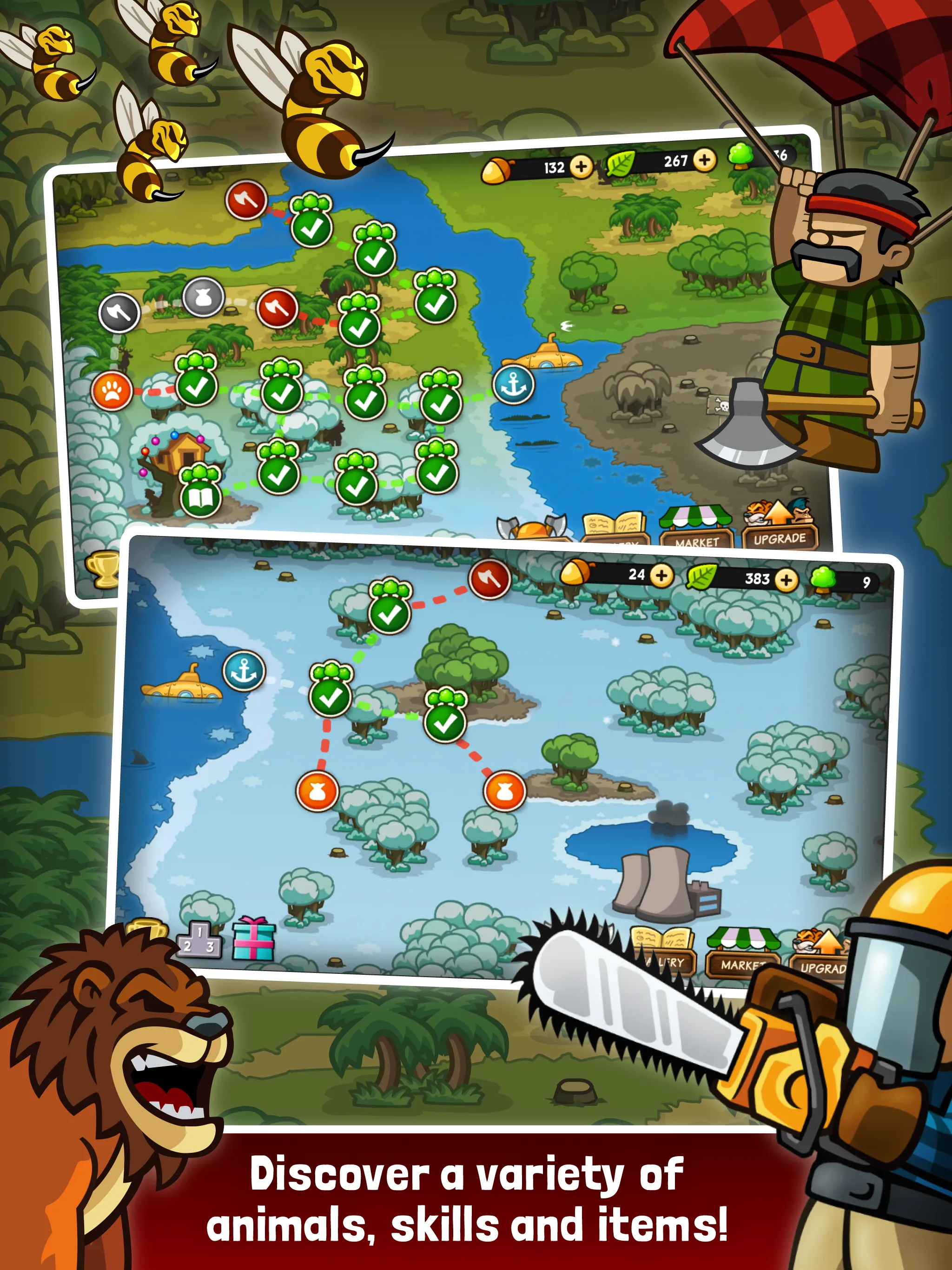 Lumberwhack: Defend the Wild | Indus Appstore | Screenshot