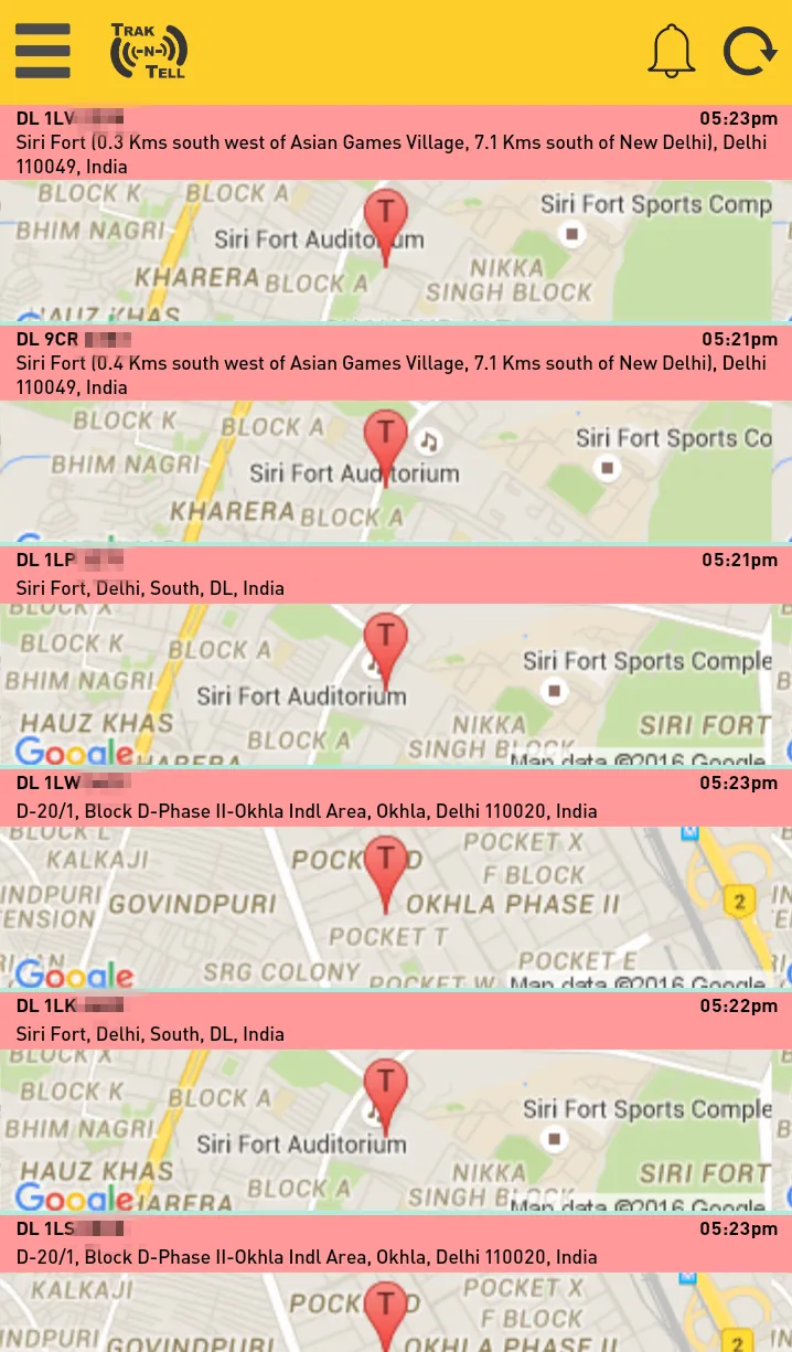 Trak N Tell | Indus Appstore | Screenshot