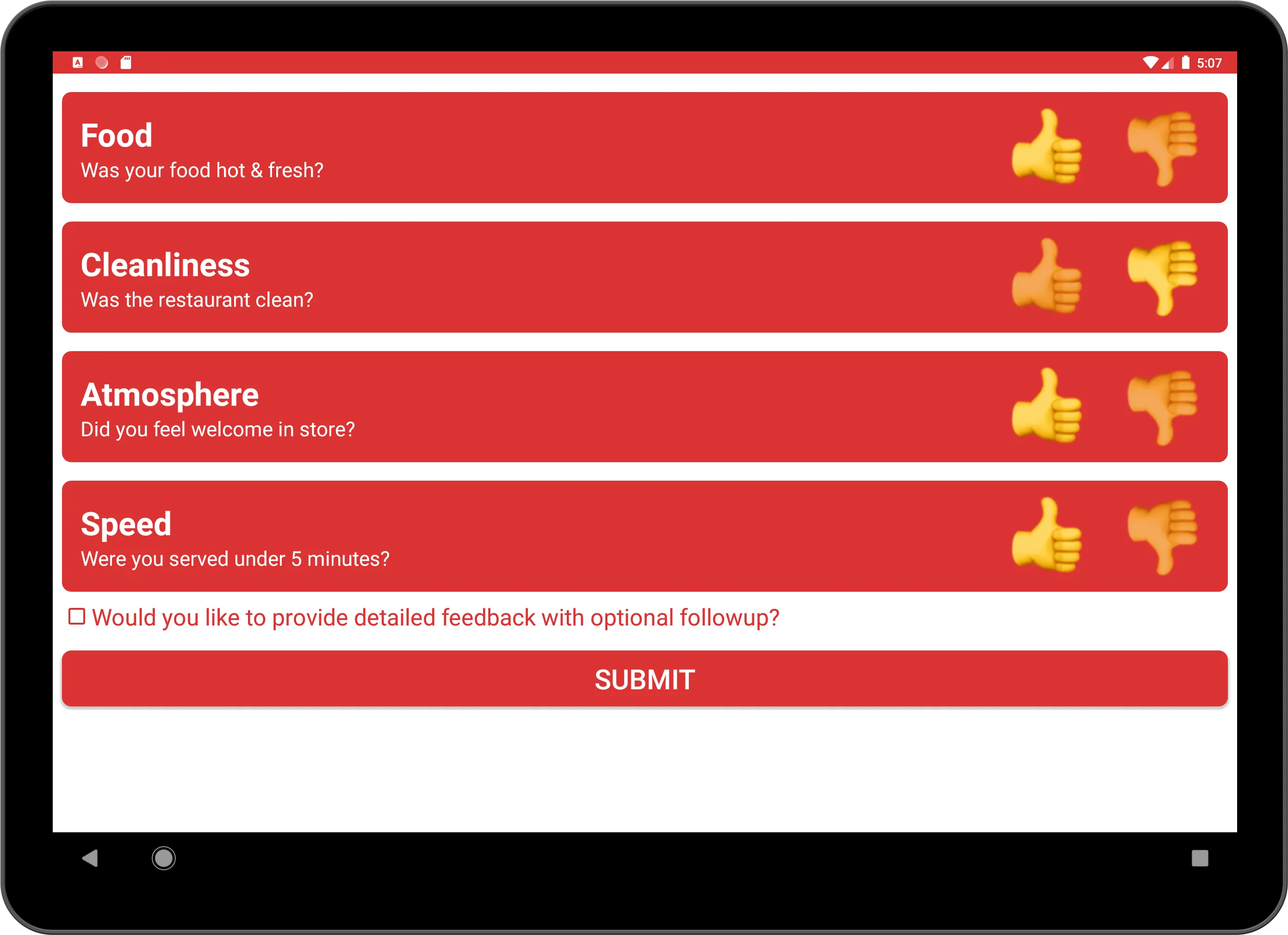 OV Feedback Score | Indus Appstore | Screenshot