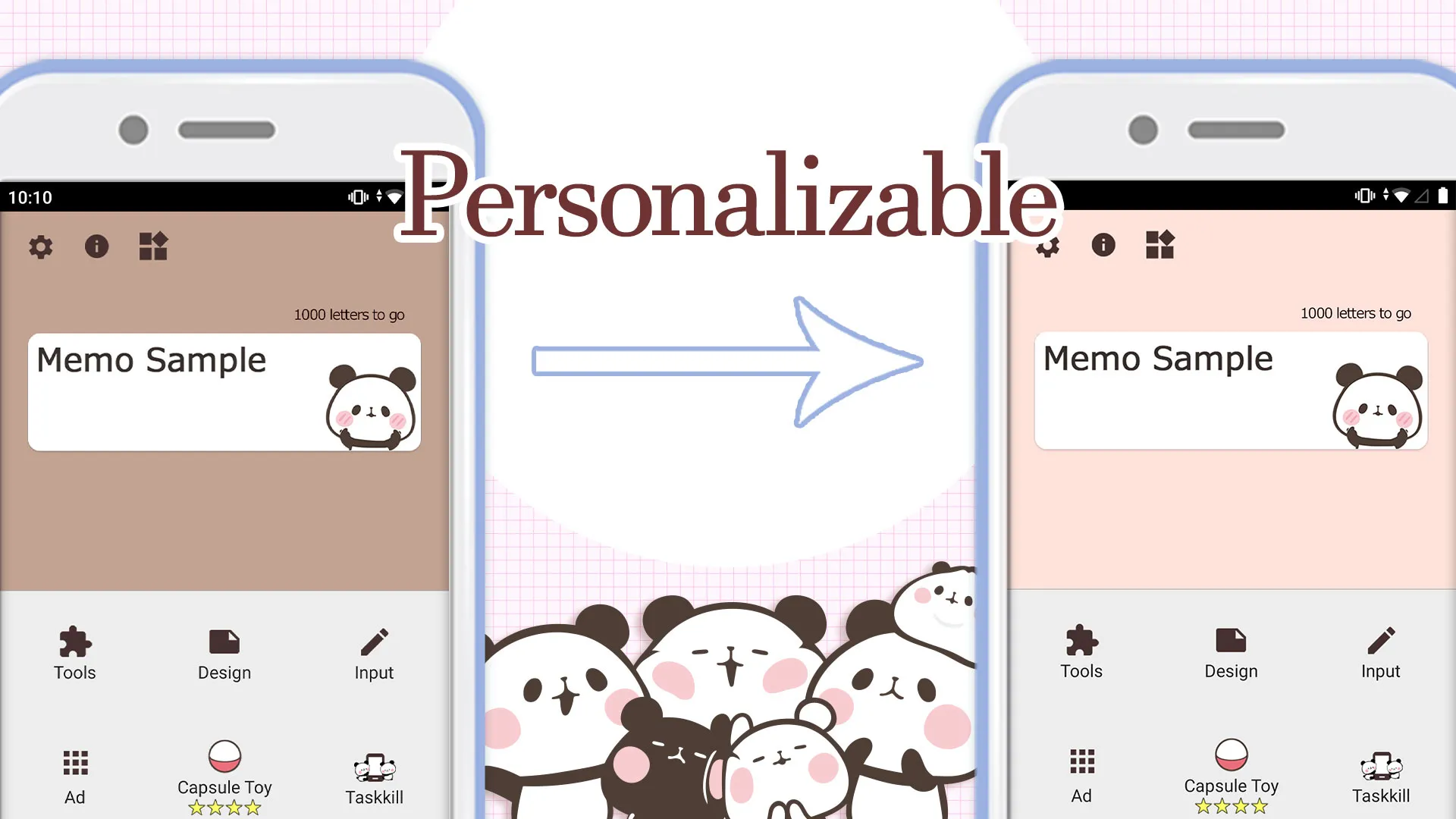 Sticky Note Mochimochi Panda | Indus Appstore | Screenshot