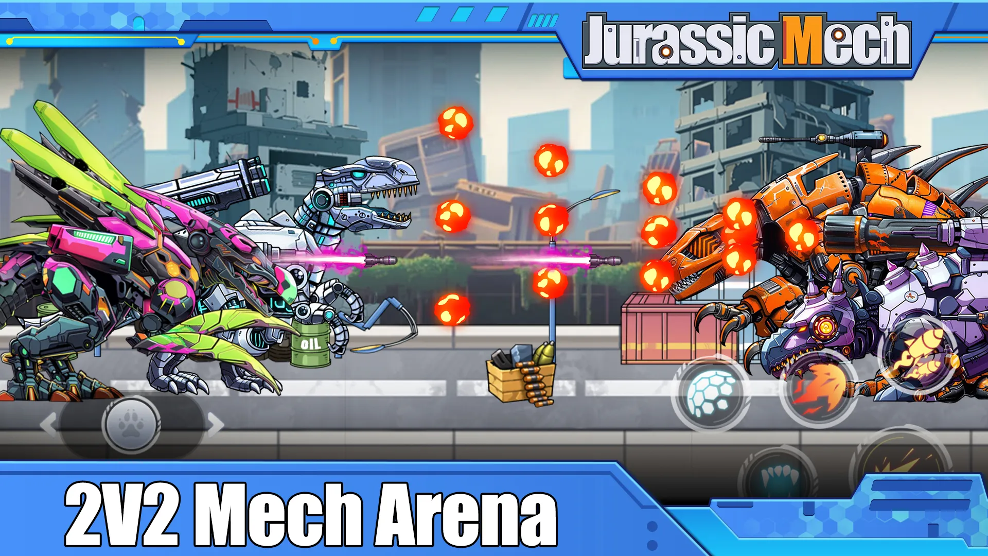 Jurassic Mech: Dinosaur War | Indus Appstore | Screenshot