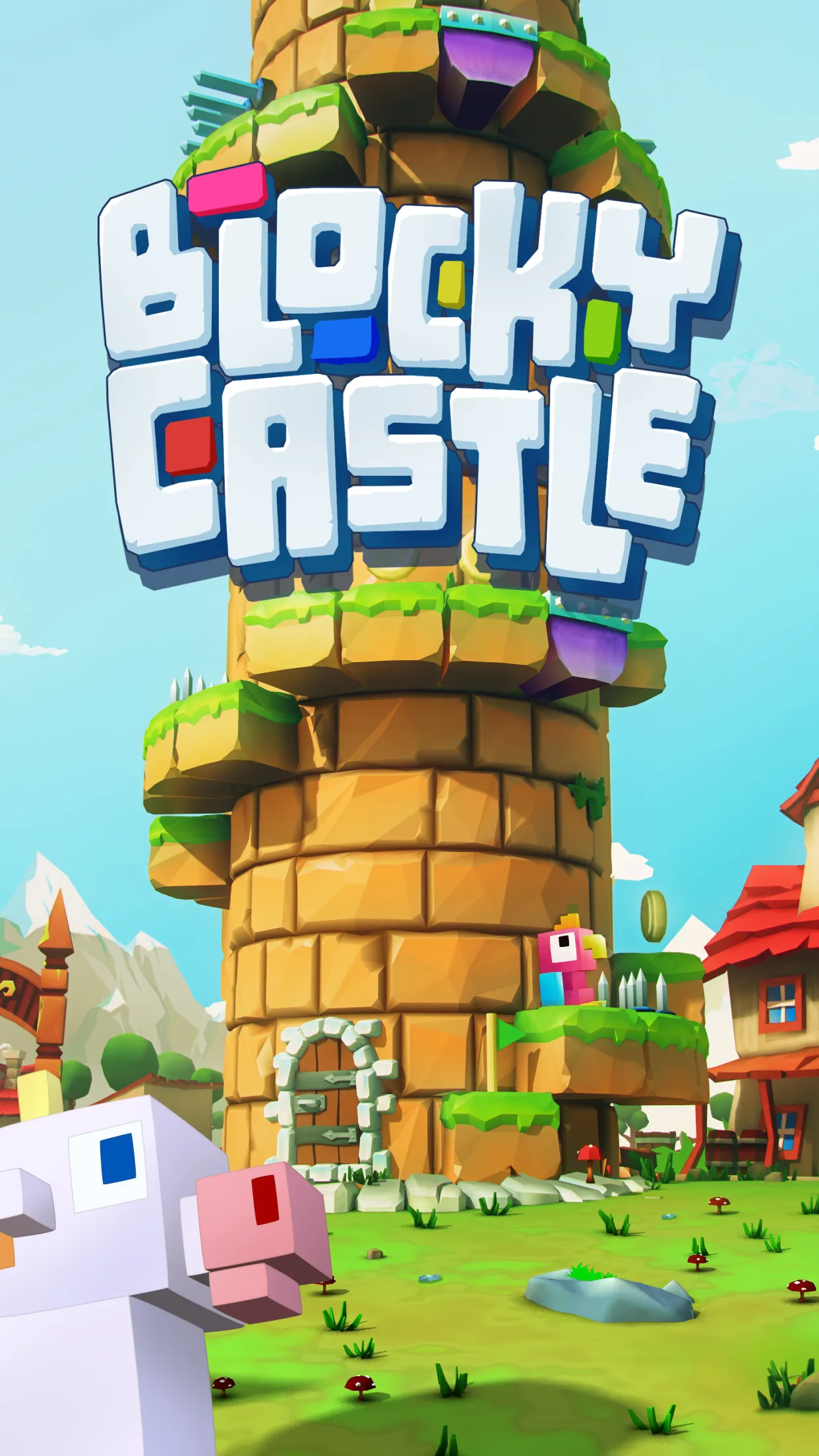 Blocky Castle: Tower Climb | Indus Appstore | Screenshot