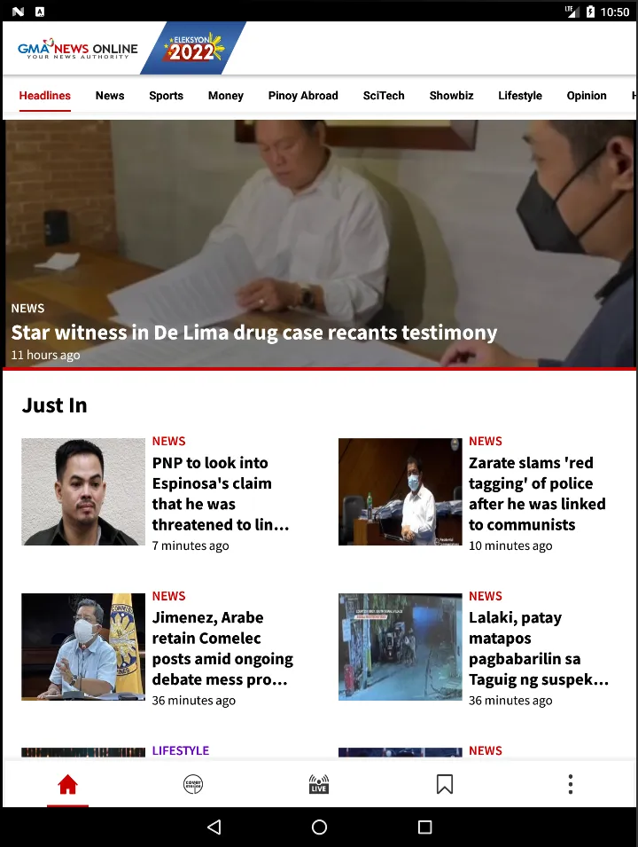 GMA News | Indus Appstore | Screenshot