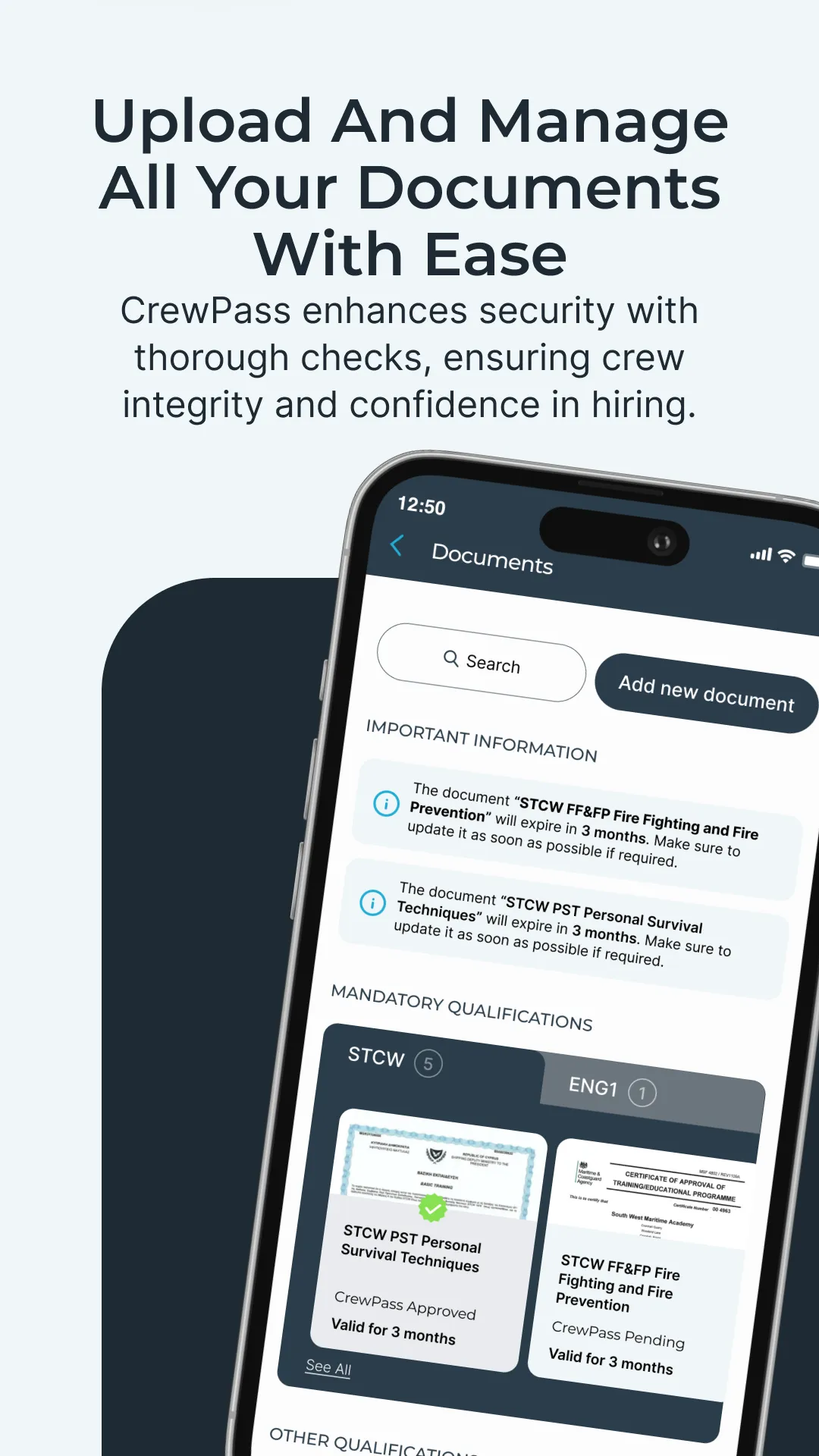 CrewPass | Indus Appstore | Screenshot