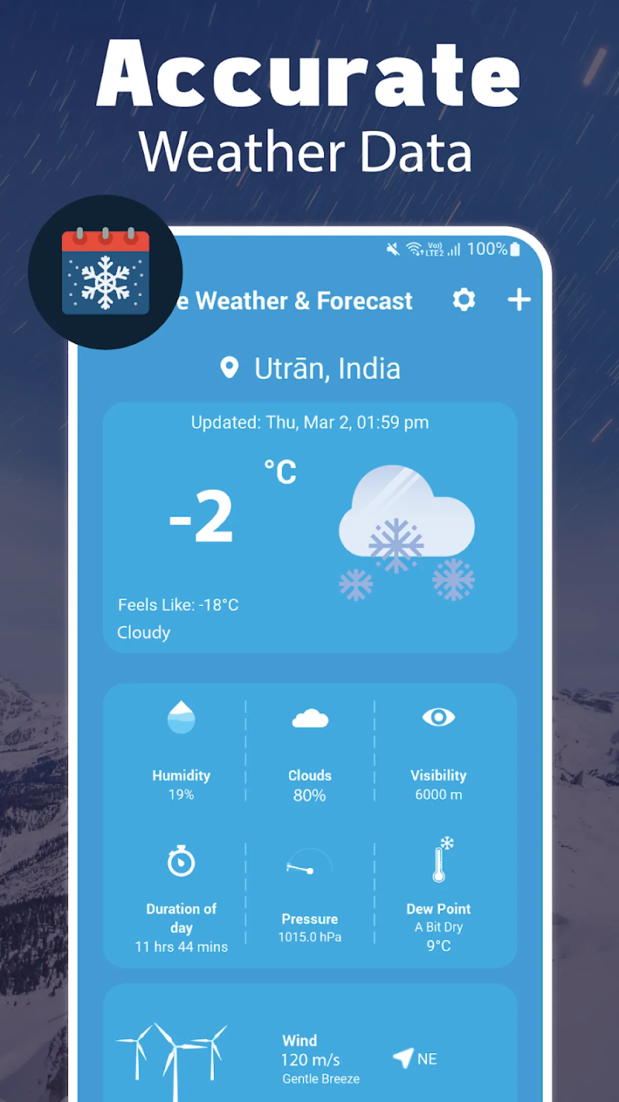 Weather & AQI Air Quality App | Indus Appstore | Screenshot