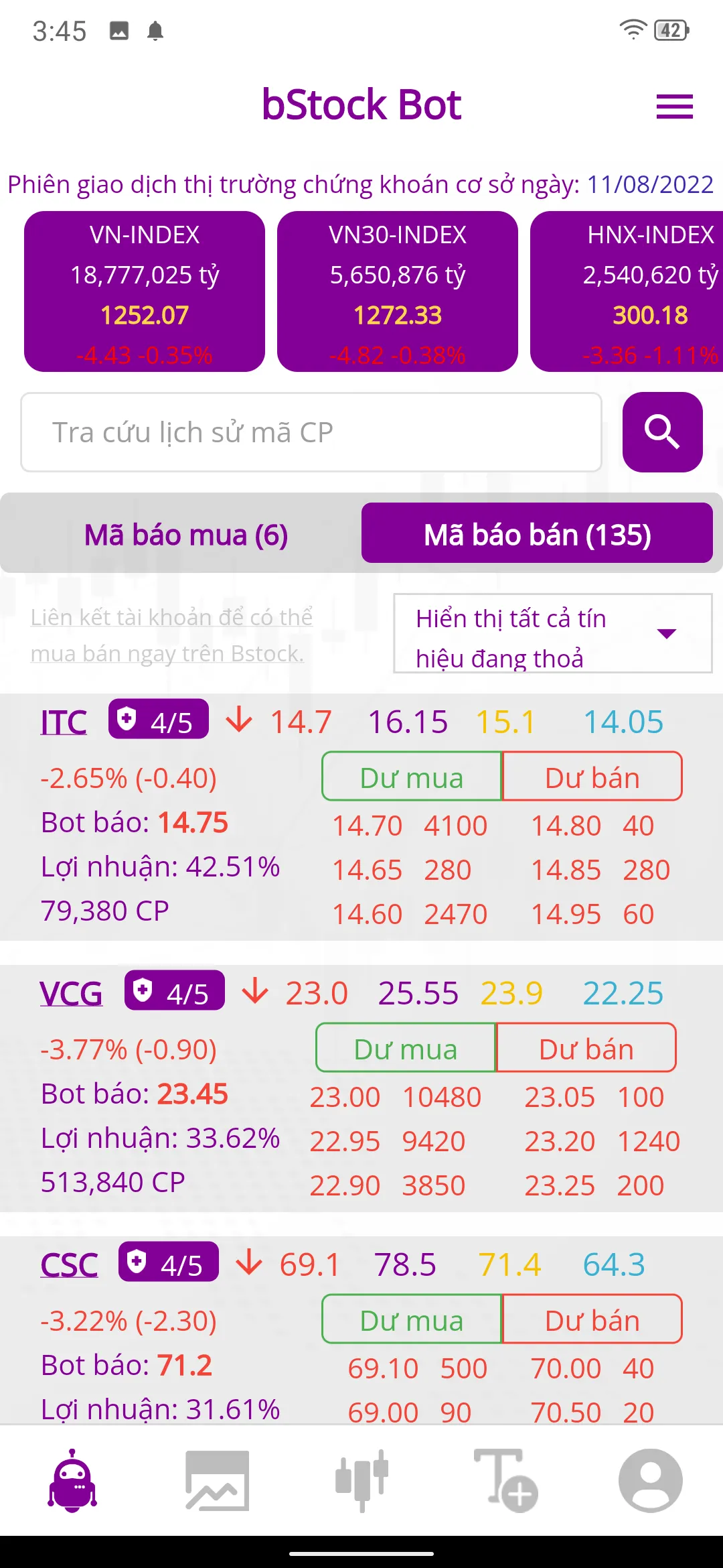 bStock - bot chứng khoán | Indus Appstore | Screenshot