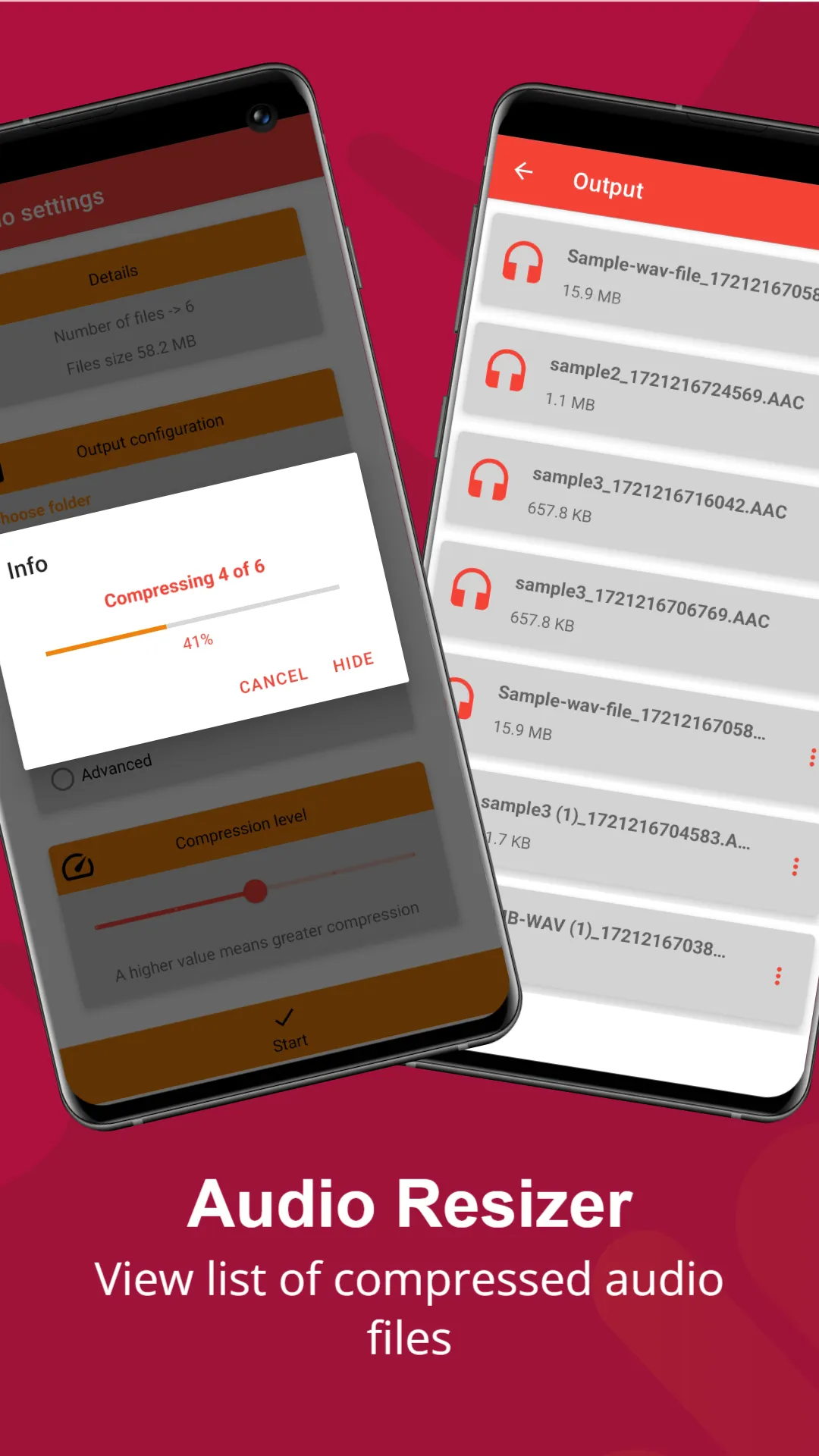 Audio Compressor | Indus Appstore | Screenshot