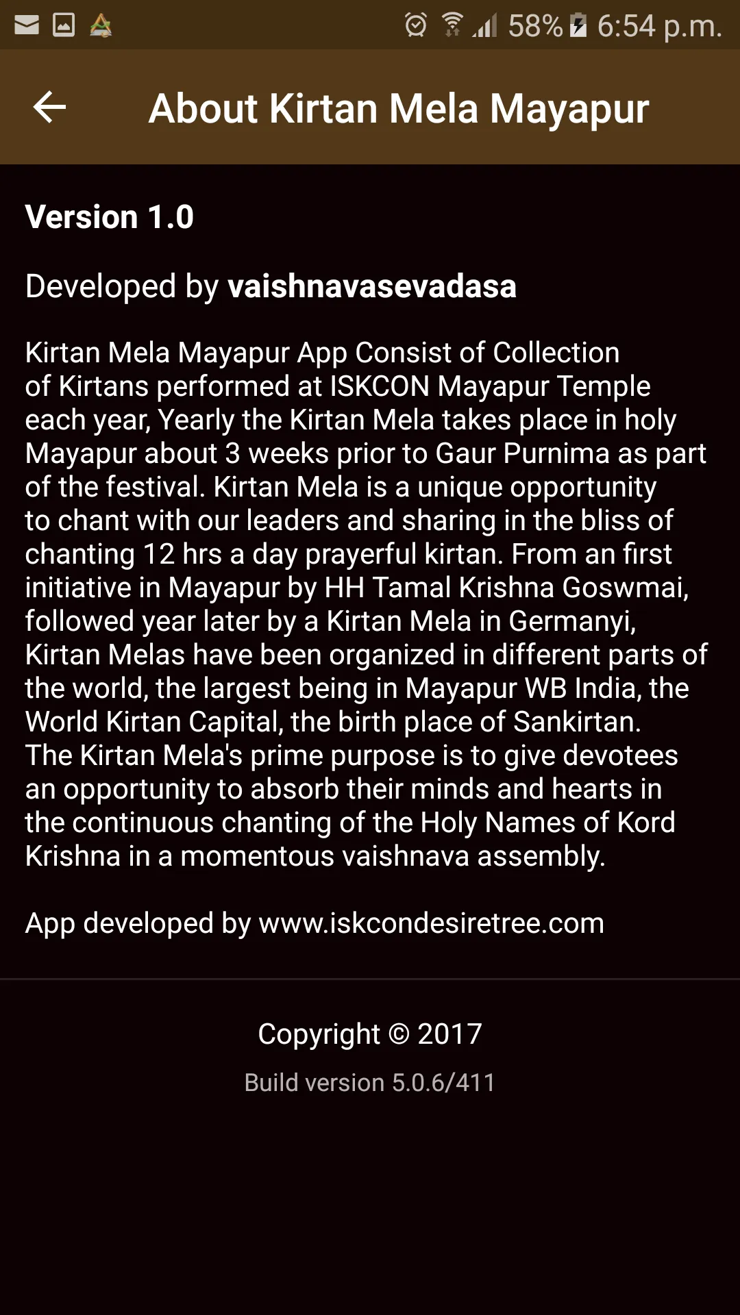 Kirtan Mela Mayapur | Indus Appstore | Screenshot