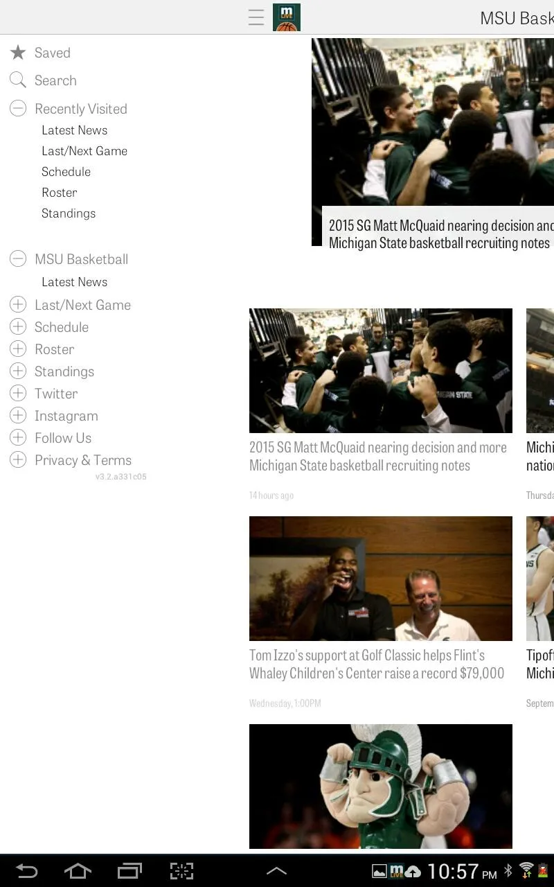 MLive.com: MSU Basketball News | Indus Appstore | Screenshot