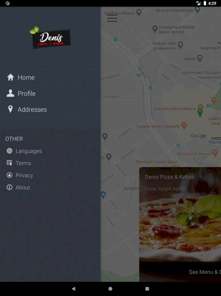 Dennis Pizza & Kebab | Indus Appstore | Screenshot