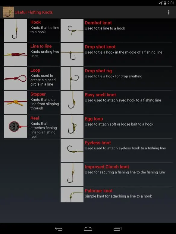 Useful Fishing Knots | Indus Appstore | Screenshot