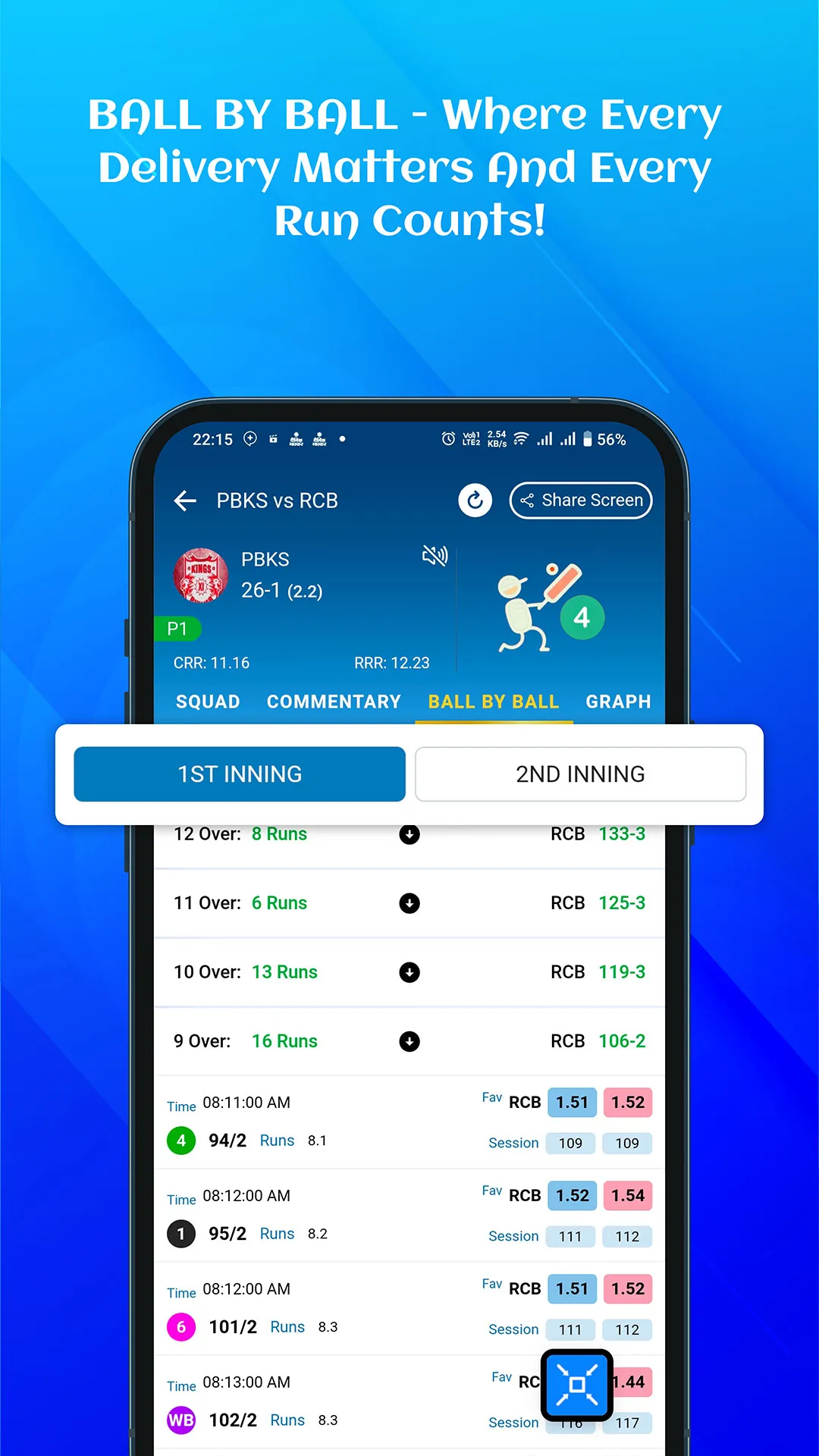 Hero Live Line - Cricket Score | Indus Appstore | Screenshot