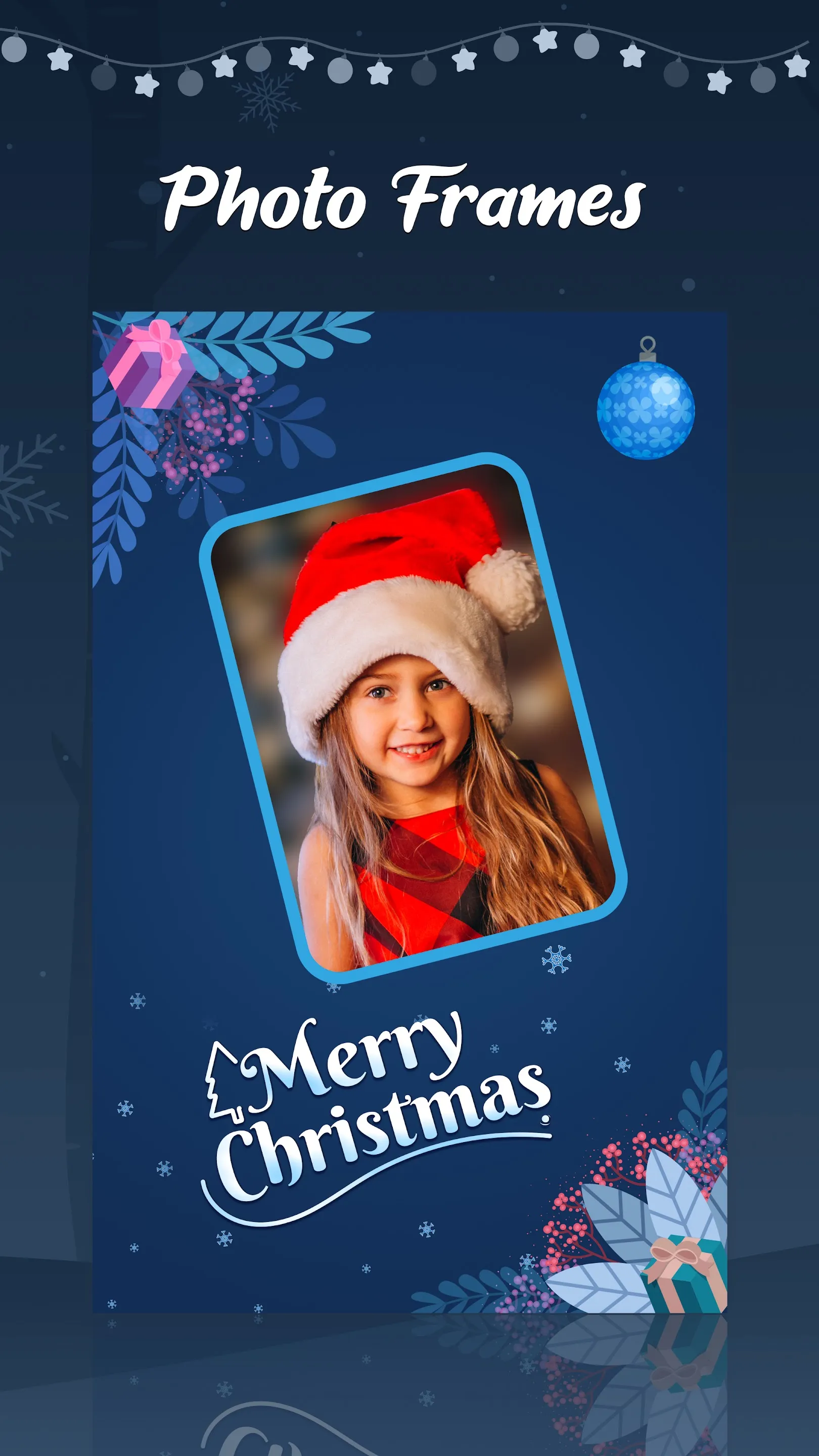 Christmas Photo Frames & Cards | Indus Appstore | Screenshot