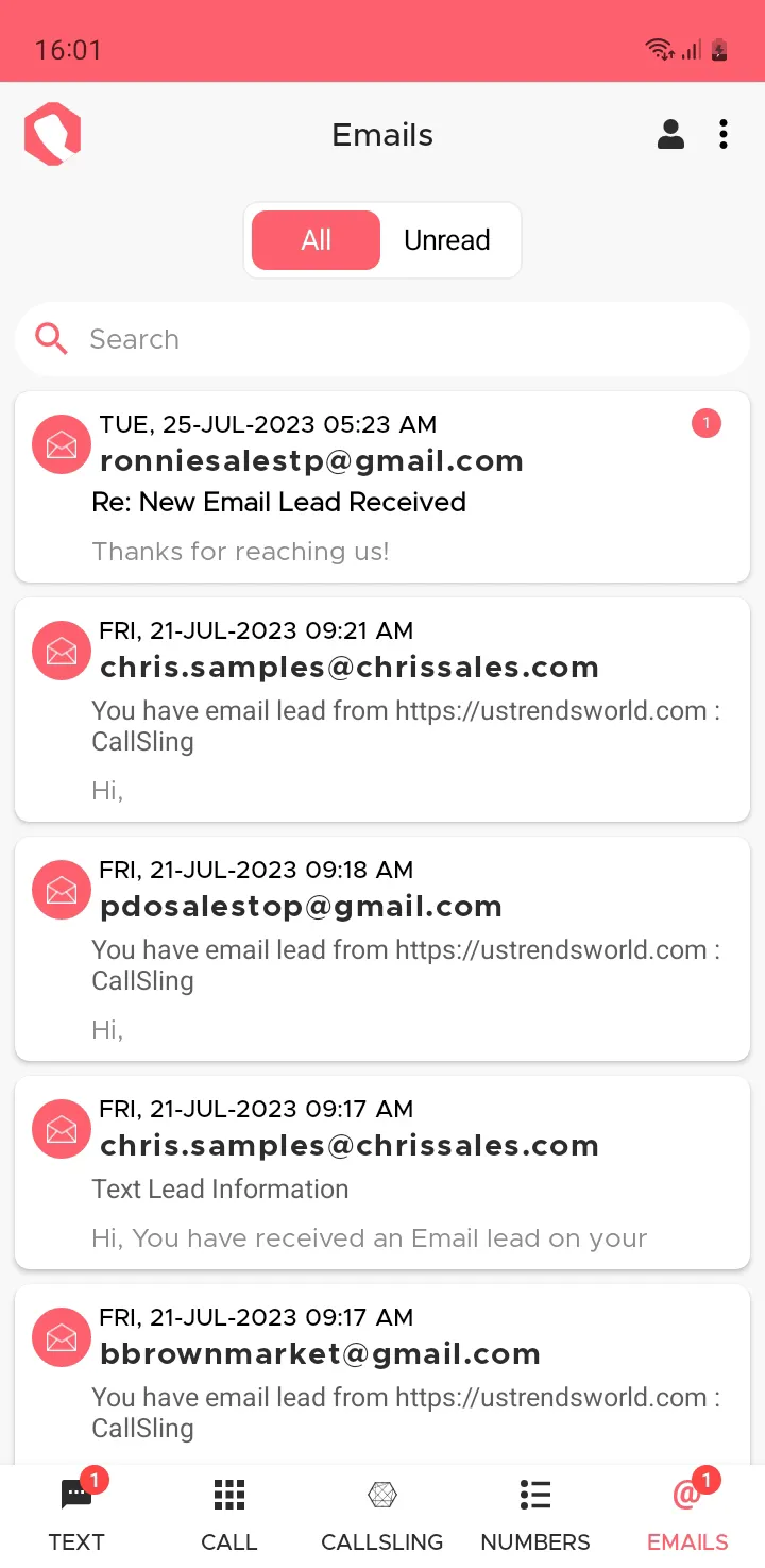 CallSling | Indus Appstore | Screenshot