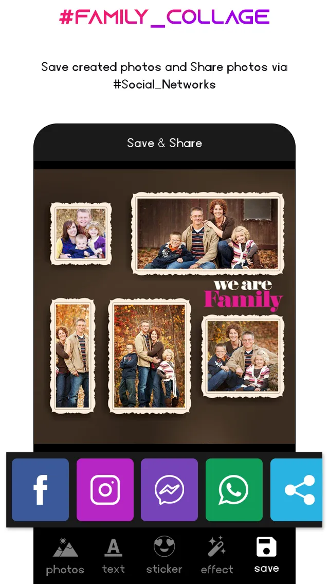 Family Photo Collage & Editor | Indus Appstore | Screenshot